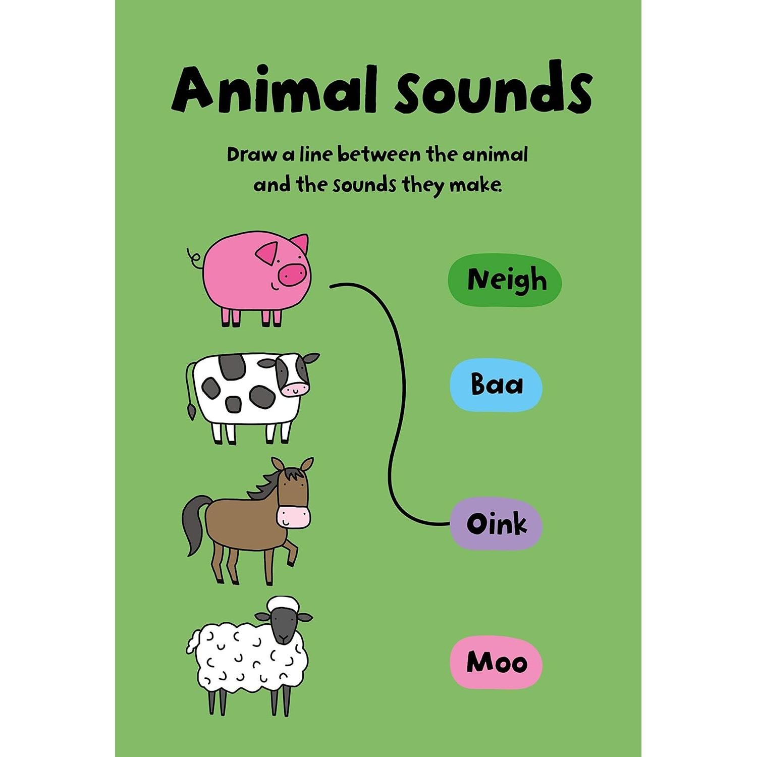 My First Learn-To-Draw: Farm Animals: Coloring Book for Toddlers with 25 Wipe Clean Activities and Marker (My First Wipe Clean How-To-Draw)