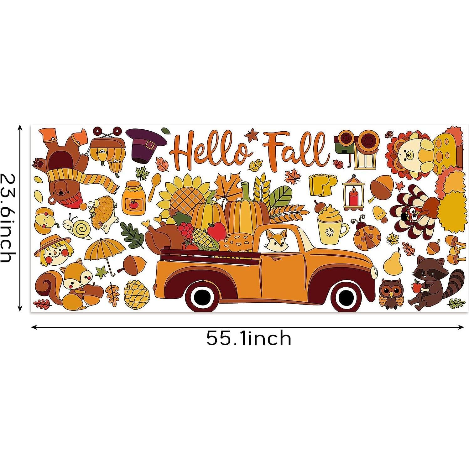 Póster Gigante para Colorear Haooryx Otoño 140x60 cm