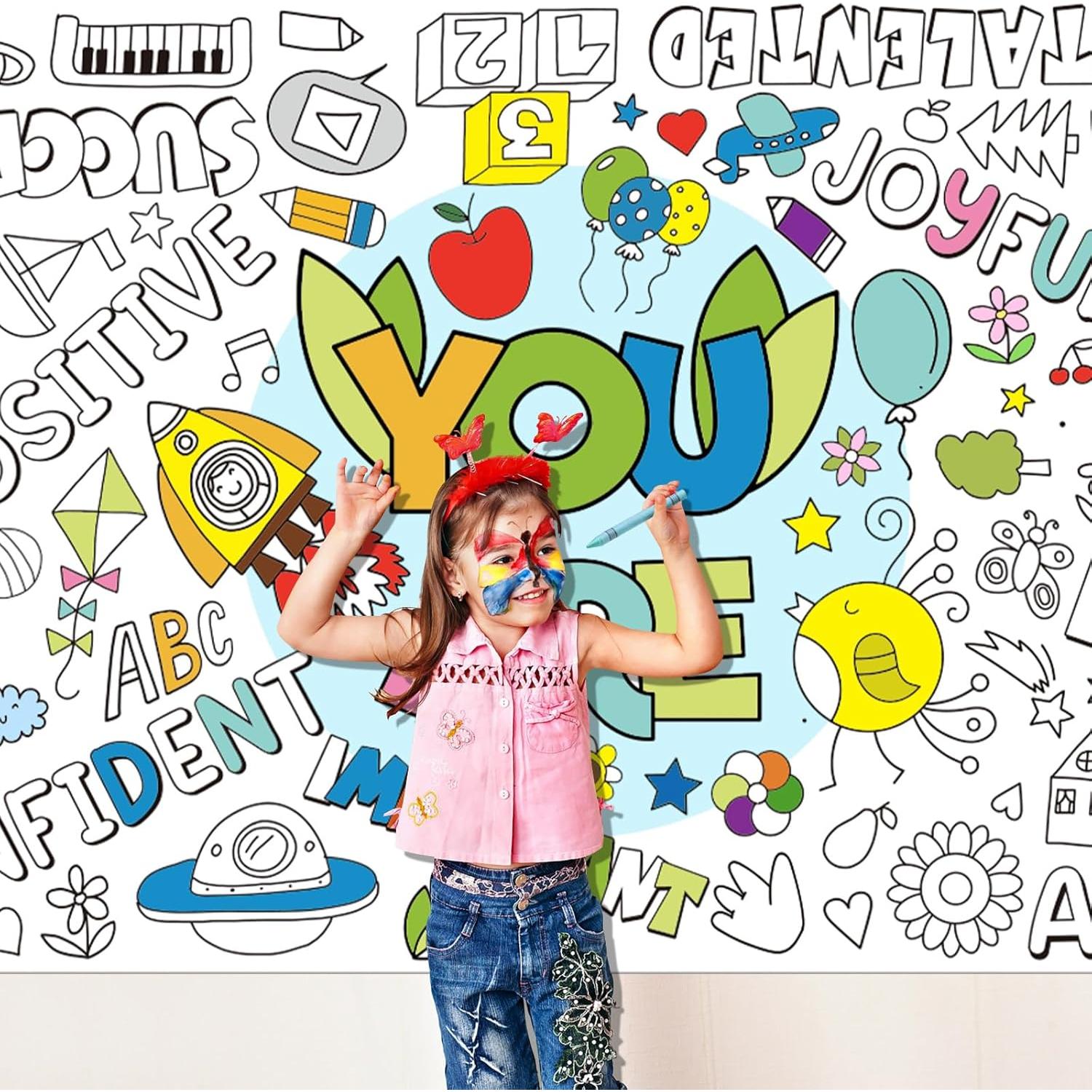 Póster Gigante para Colorear Affrolling 80 x 183 cm Positivo