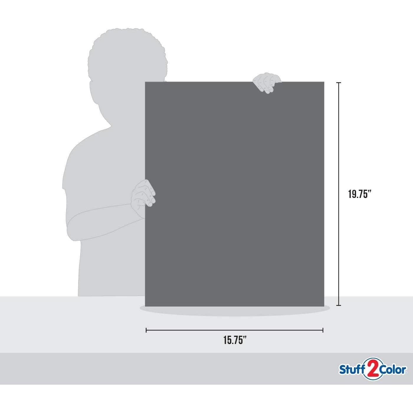 Póster de Colorear Terciopelo Negro Stuff2Color 40x51 cm