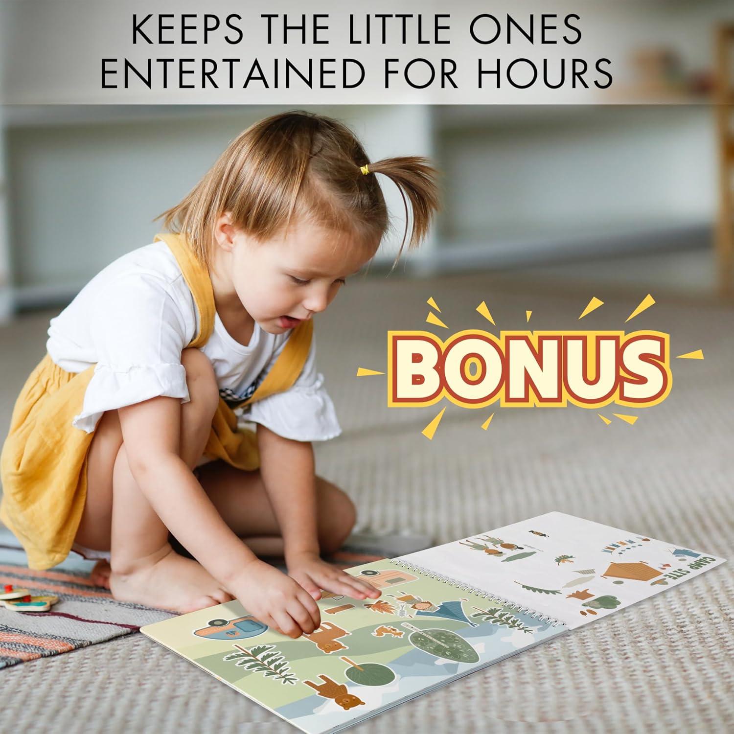 Libro de Stickers y Colorear ZICOTO 500 Stickers 30.7x23.6 cm