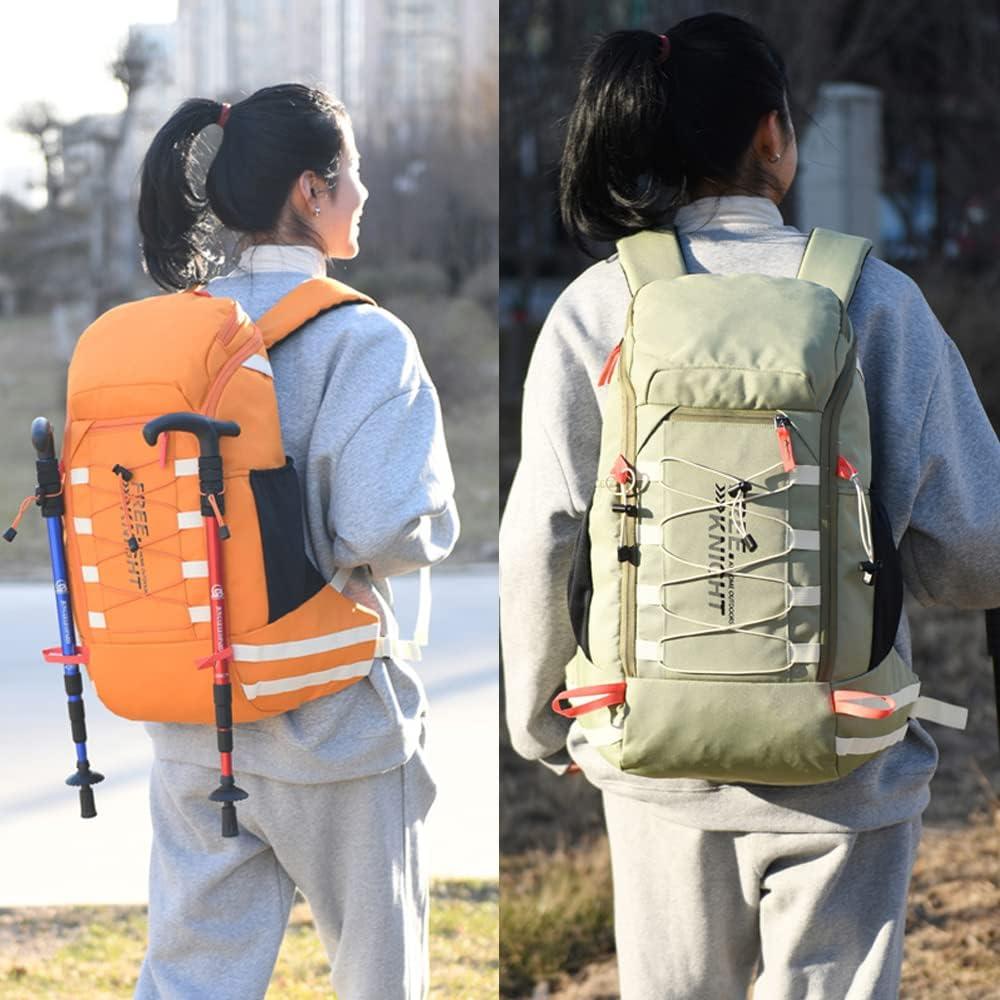 Mochila Impermeable Bseash 40L para Senderismo y Camping Verde