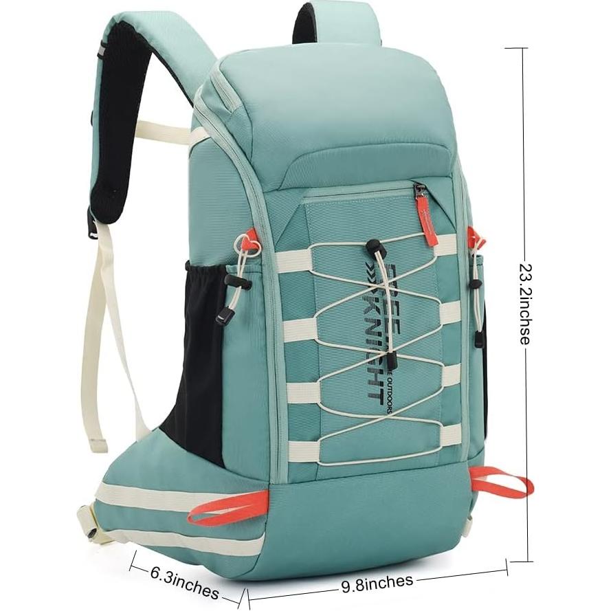 Mochila Impermeable Bseash 40L para Senderismo y Camping Verde