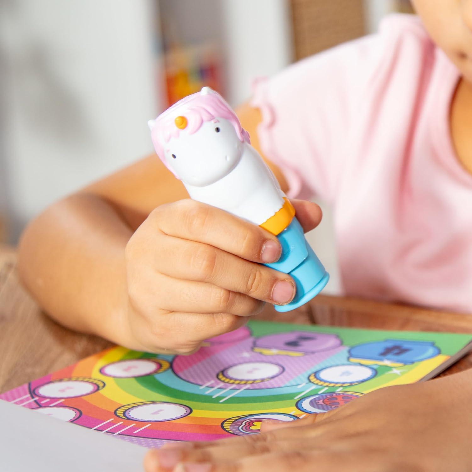 Melissa & Doug Sticker Wow! Paquete Perro y Unicornio 2 Cuadernos 600 Pegatinas