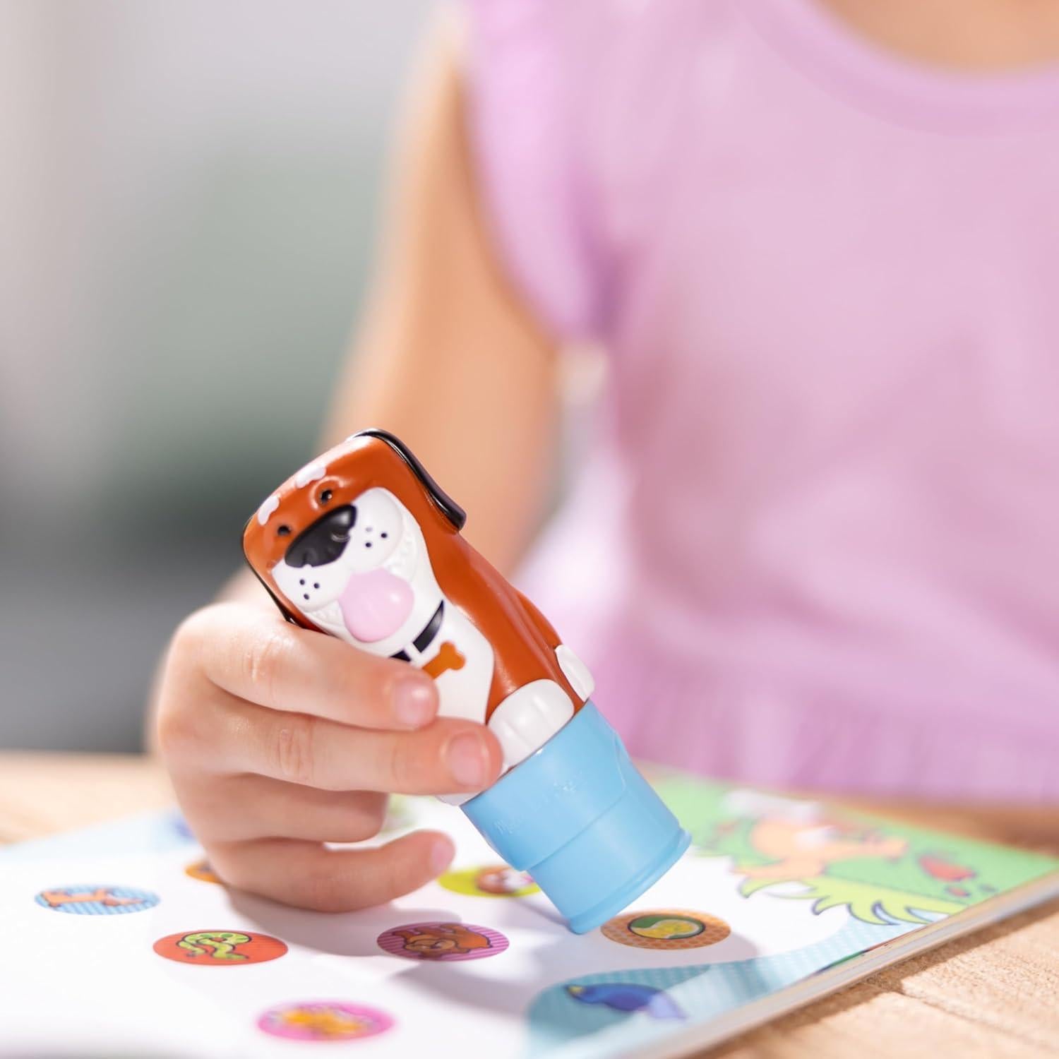 Melissa & Doug Sticker Wow! Paquete Perro y Unicornio 2 Cuadernos 600 Pegatinas