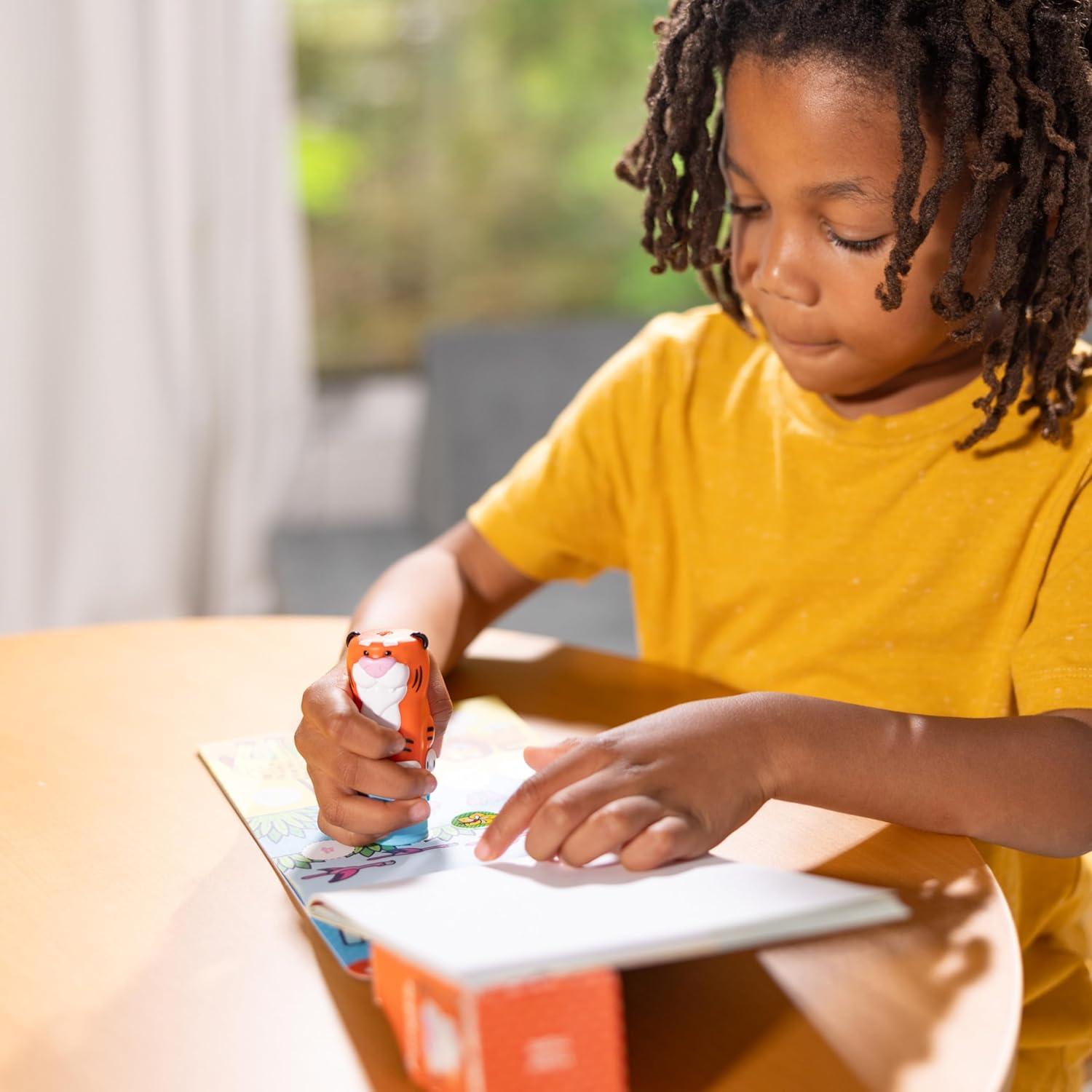 Melissa & Doug Sticker Wow! Paquete de Dinosaurio y Tigre - 2 Blocs de 24 Páginas