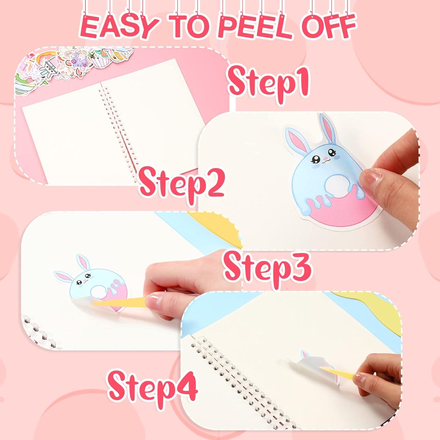 Álbum de Stickers Reutilizable Sabary 4 Piezas A5 Colores