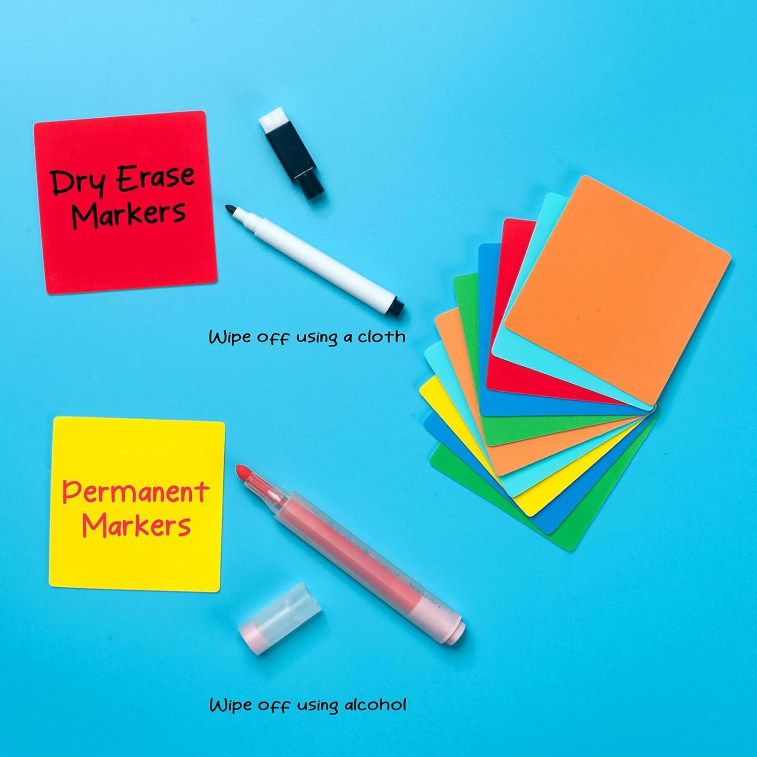 Notas Adhesivas Reutilizables Coowayze 3x3" Coloridas 12 PCS