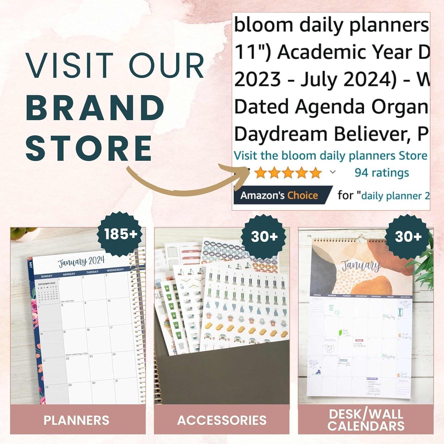Hojas de Calcomanías Vintage Bloom Daily Planners - 310 Piezas