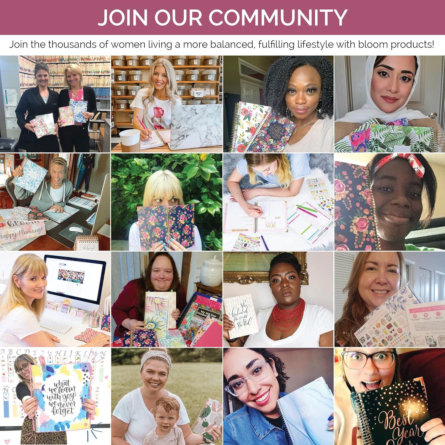 Hojas de Calcomanías Vintage Bloom Daily Planners - 310 Piezas