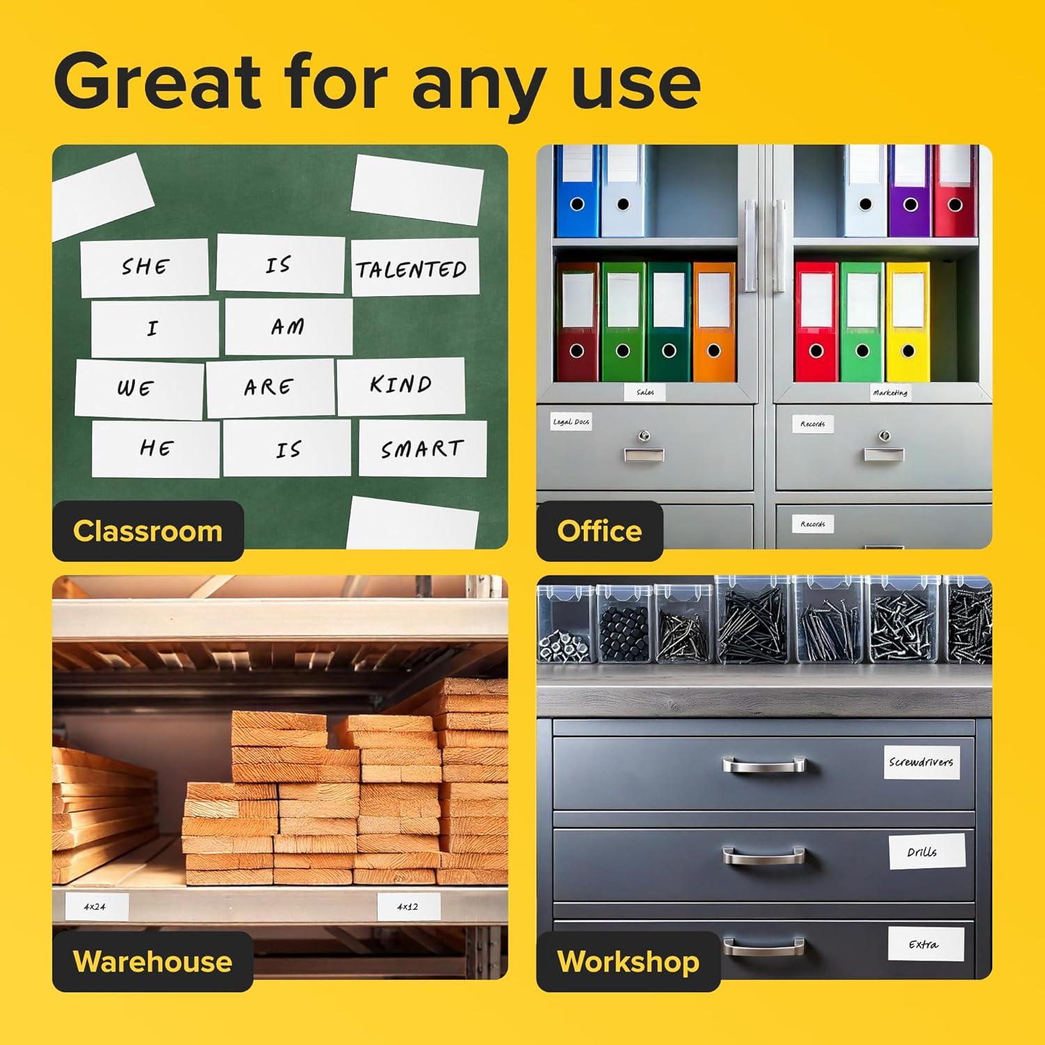 Etiquetas Magnéticas Borrado en Seco X-bet MAGNET 25 Pcs