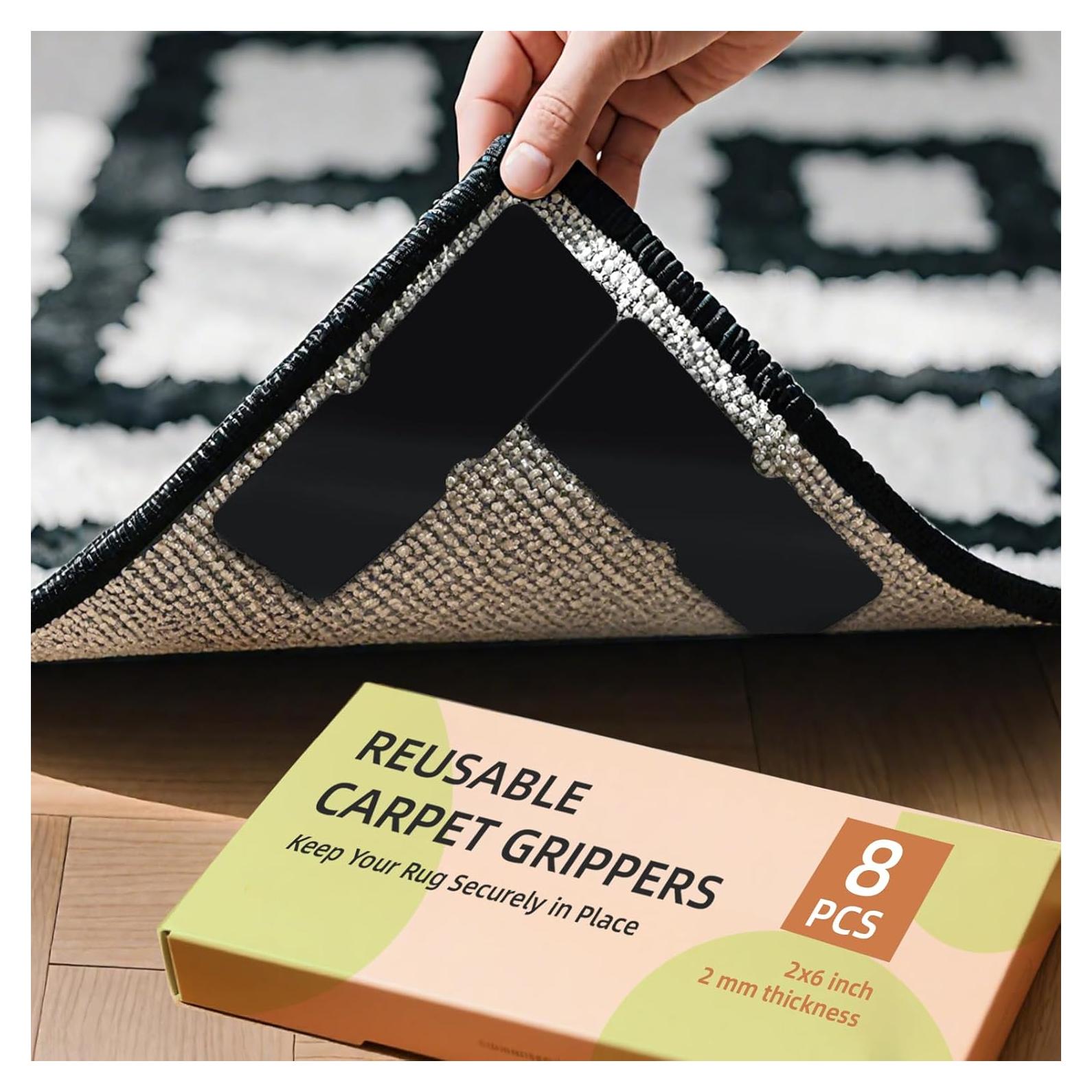 Alfombra Antideslizante Grippers 8PCS - Almohadillas Reutilizables