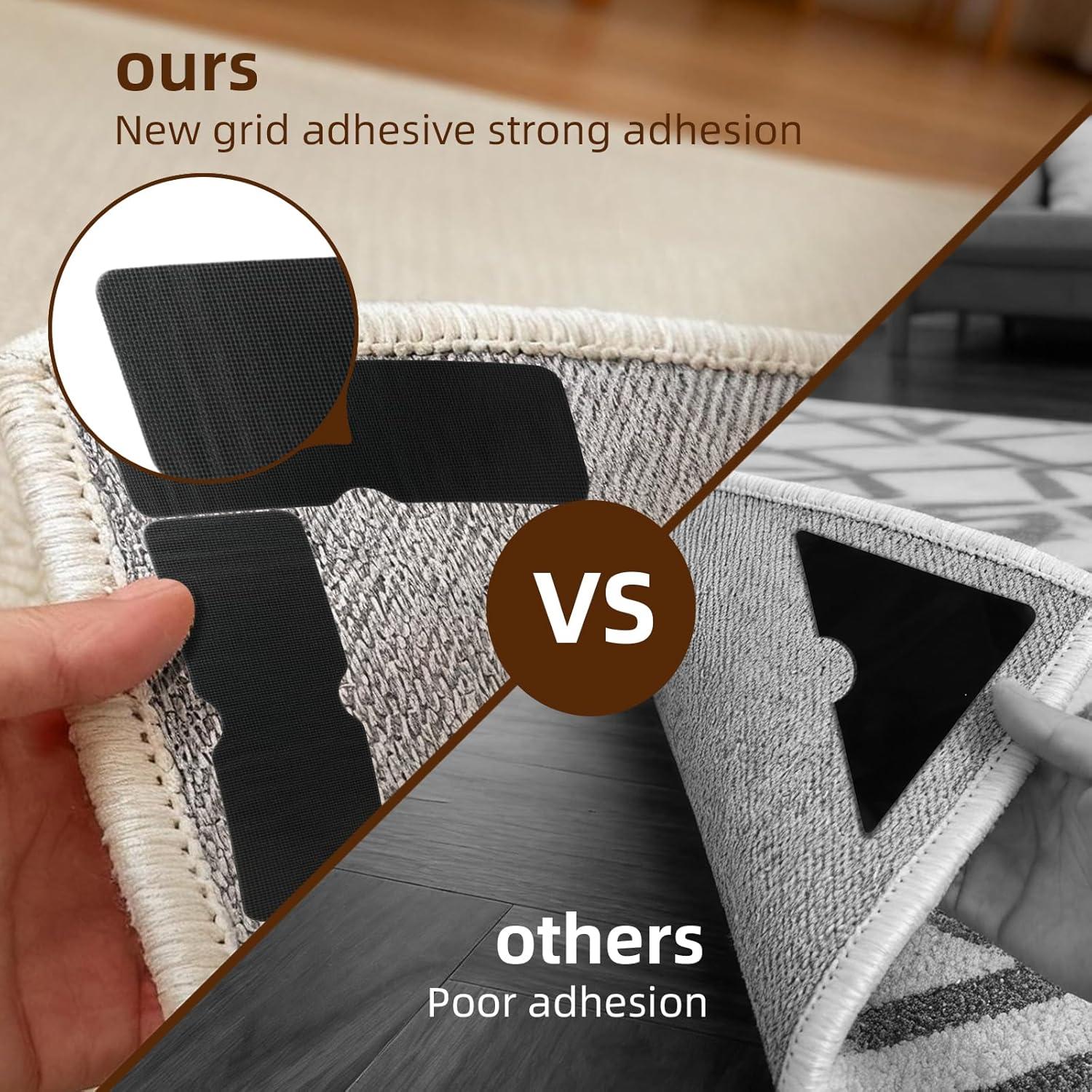 Alfombra Antideslizante Grippers 8PCS - Almohadillas Reutilizables