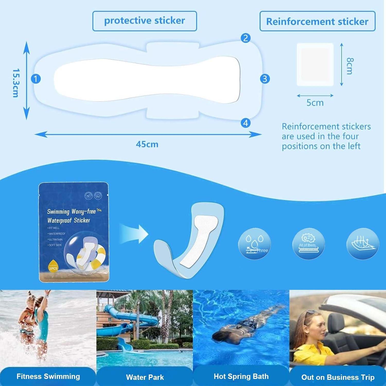 Compresas Hídricas Reutilizables Reem Geafftar 6PCS para Nadar