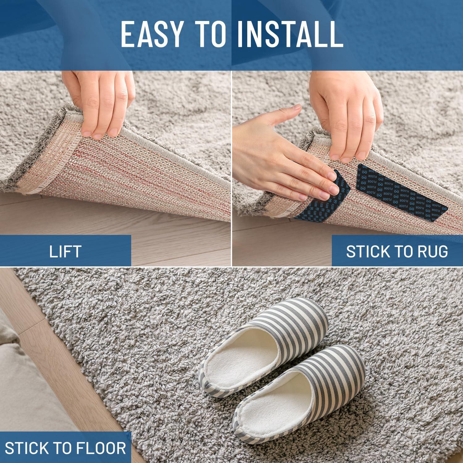 Agarre Antideslizante para Alfombra Everlasting Comfort - 12 Unidades