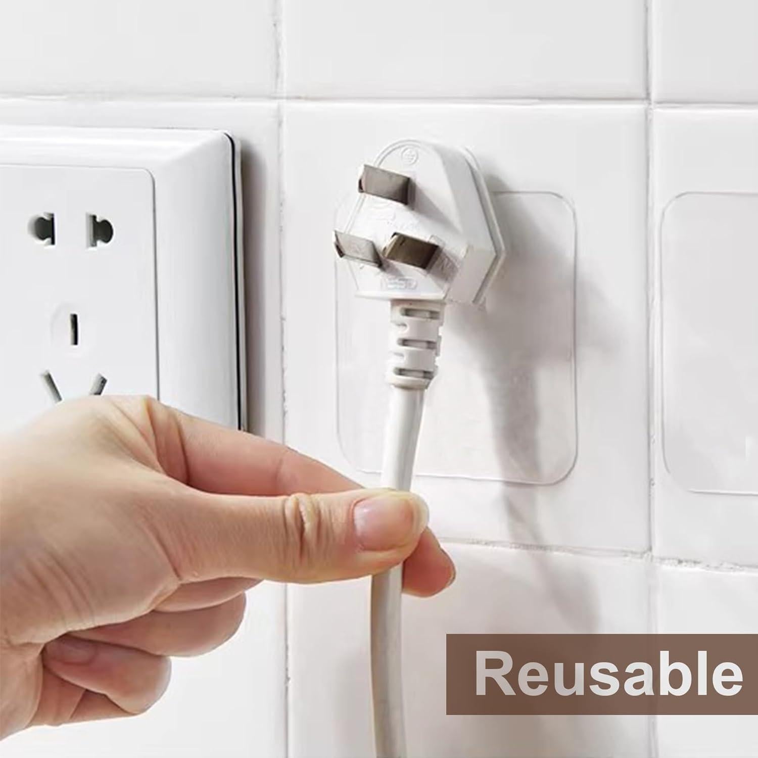 10 Almohadillas Adhesivas Transparentes Doble Cara 6x6 cm Cretty-Meet