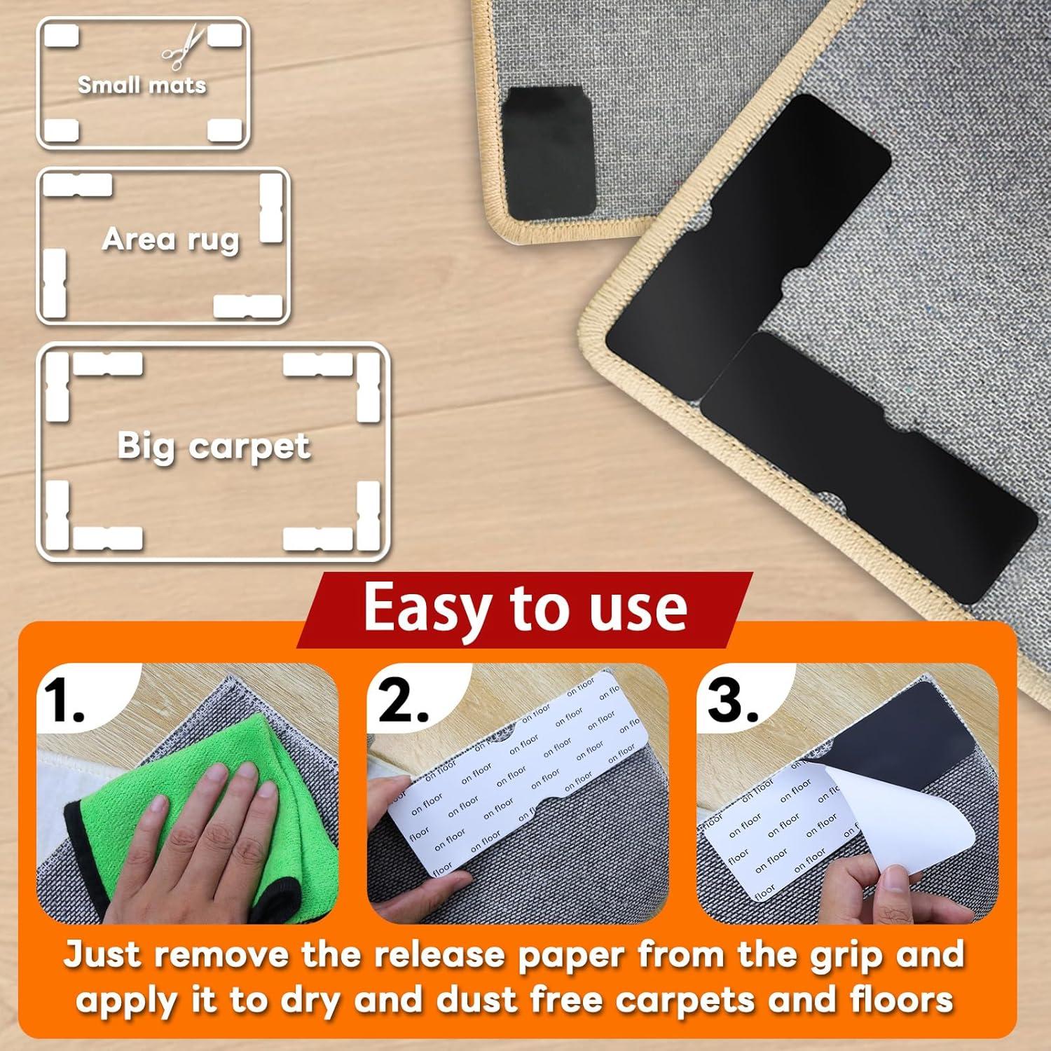 Grippers Antideslizantes YINTTIAN para Alfombra 24 Unidades