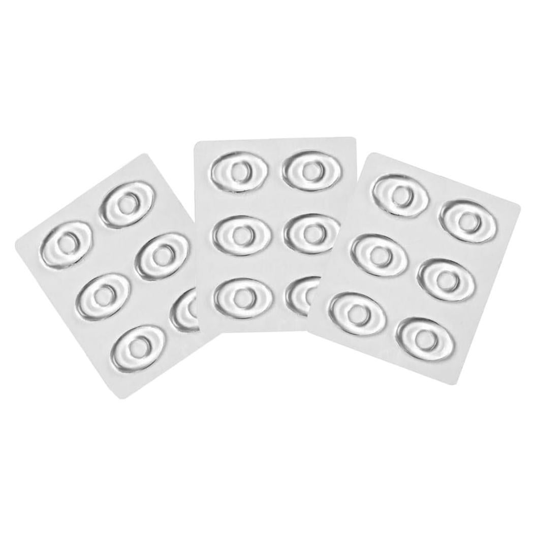 Anillos de Gel Ovalados Transparentes SYBL - 36 Pcs para Callos