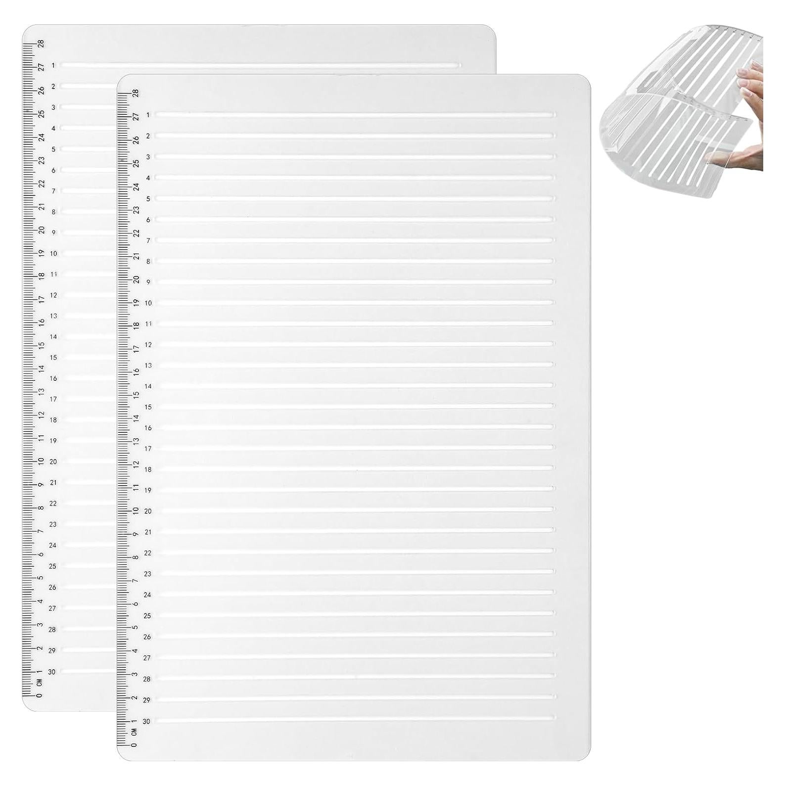 Plantilla de línea recta MOZEAT LENS 29.5x20.5cm PVC