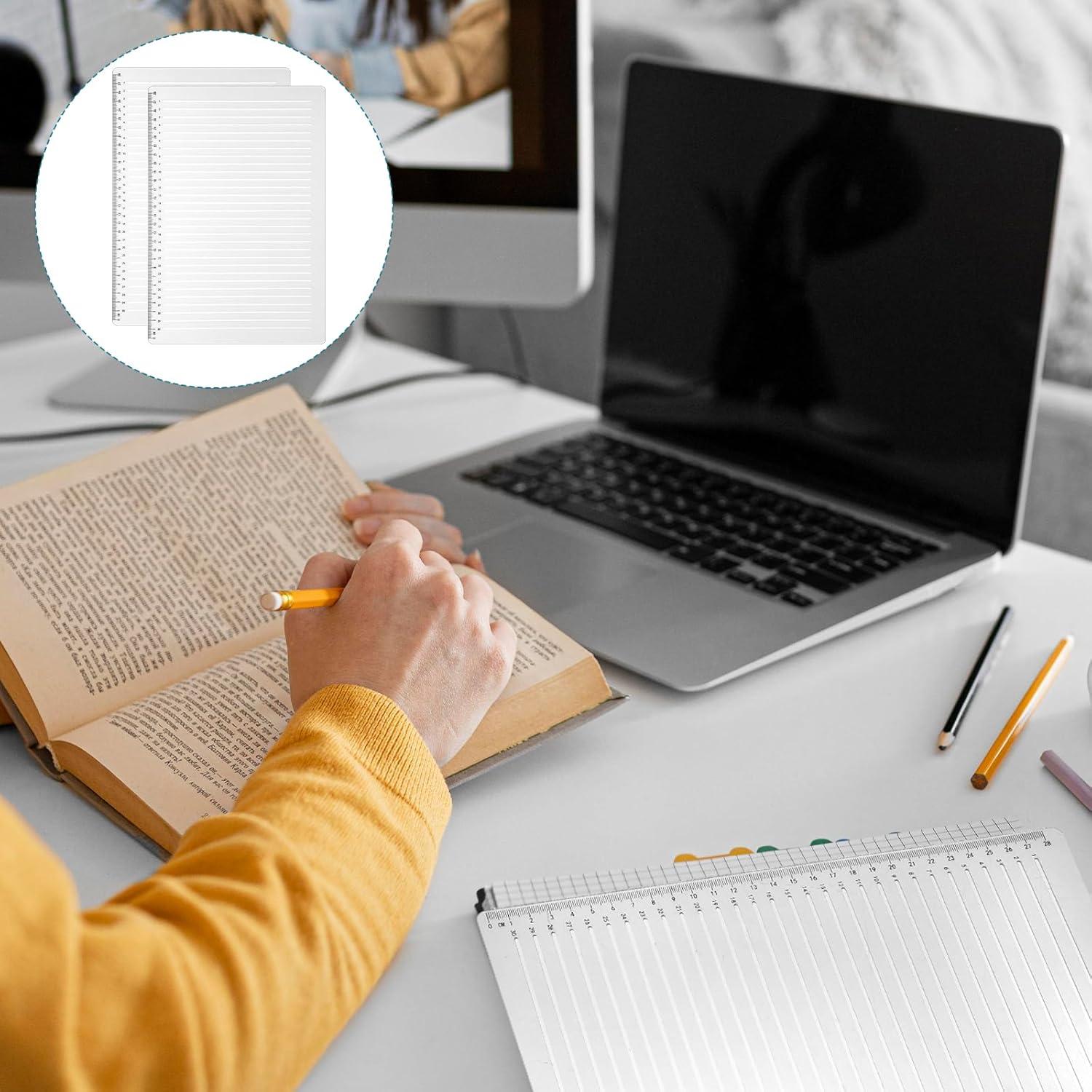 Plantilla de línea recta MOZEAT LENS 29.5x20.5cm PVC