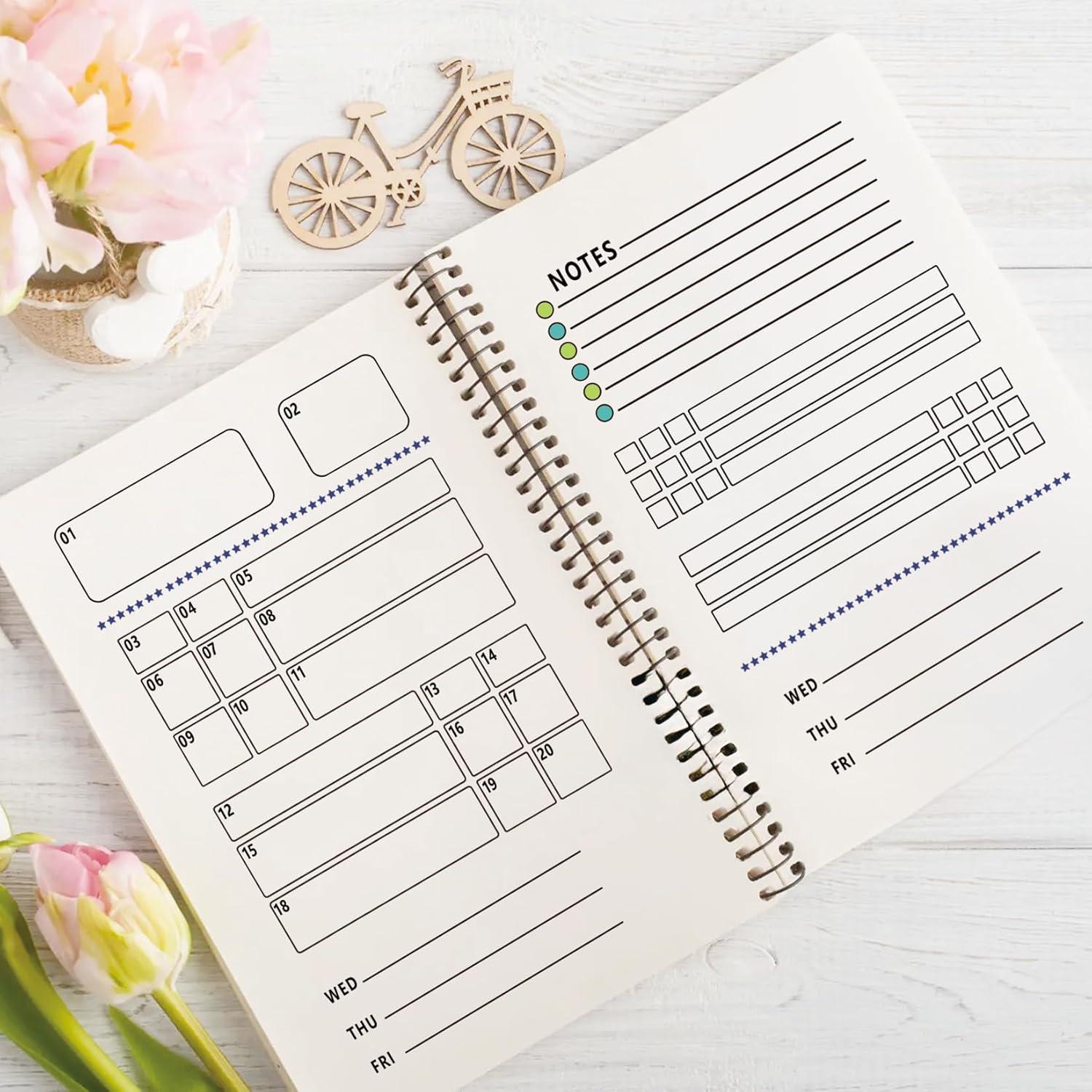 Plantillas de Diario de Metal Boqon - Acero Inoxidable A5