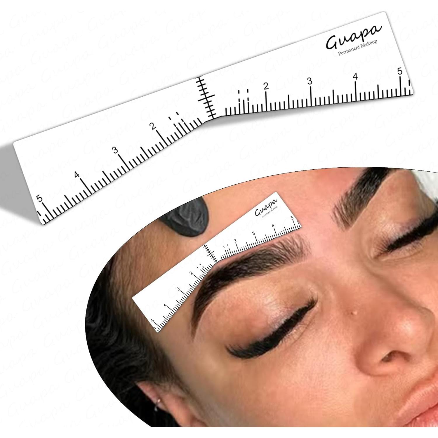 Plantillas de Cejas Adhesivas Guapa - Mapeo Preciso 10 PCS