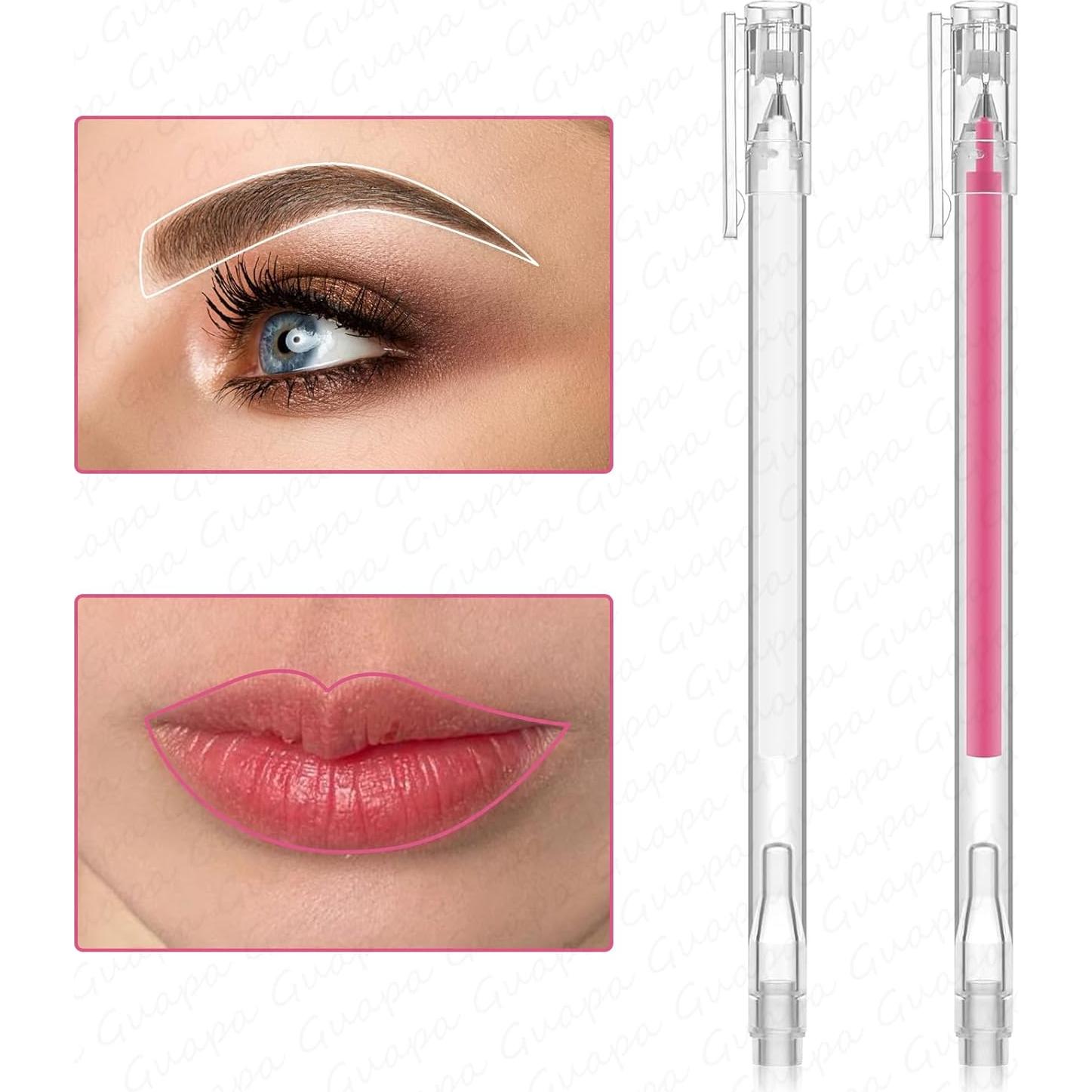 Plantillas de Cejas Adhesivas Guapa - Mapeo Preciso 10 PCS