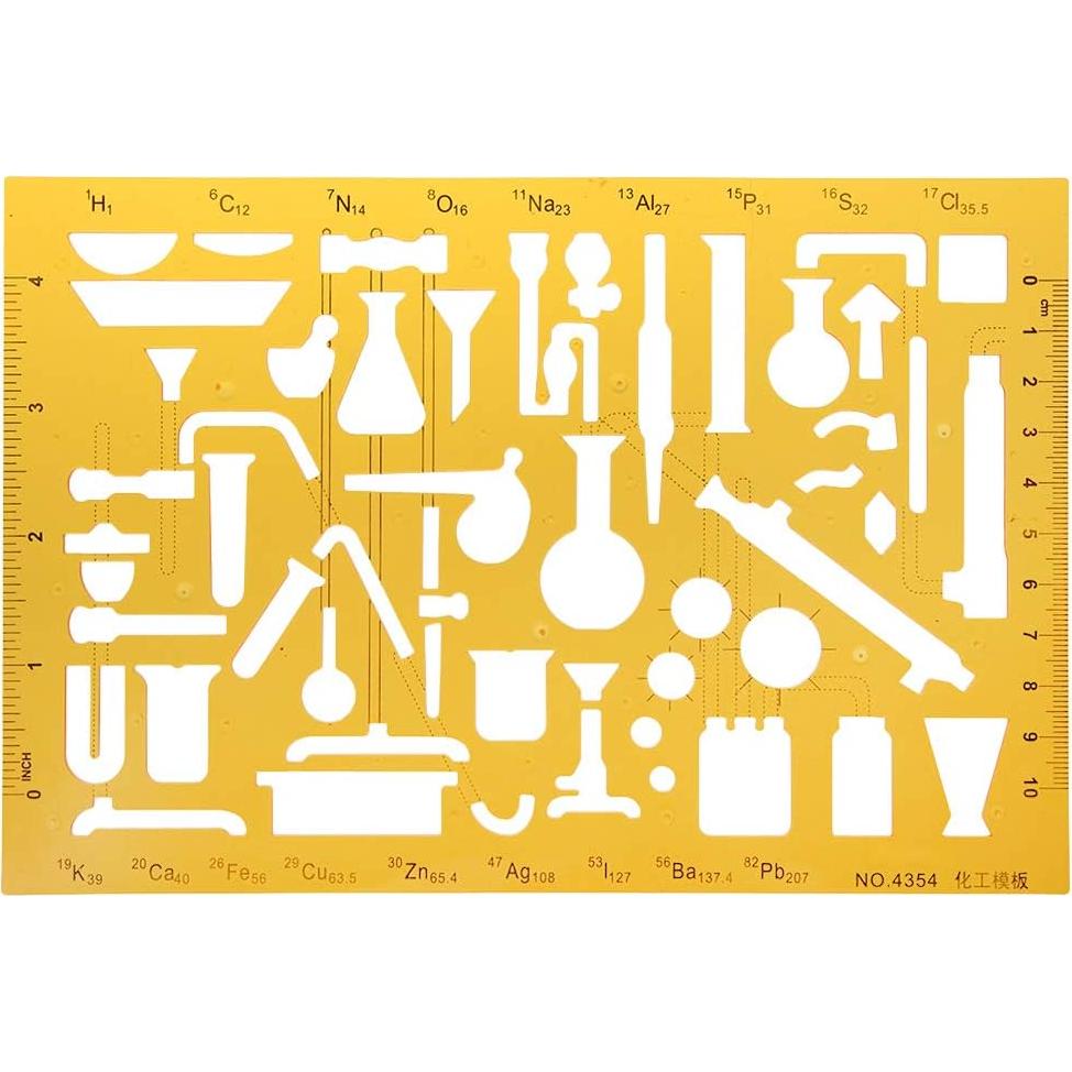 Plantilla de diagrama de flujo K Resin 32g para estudiantes