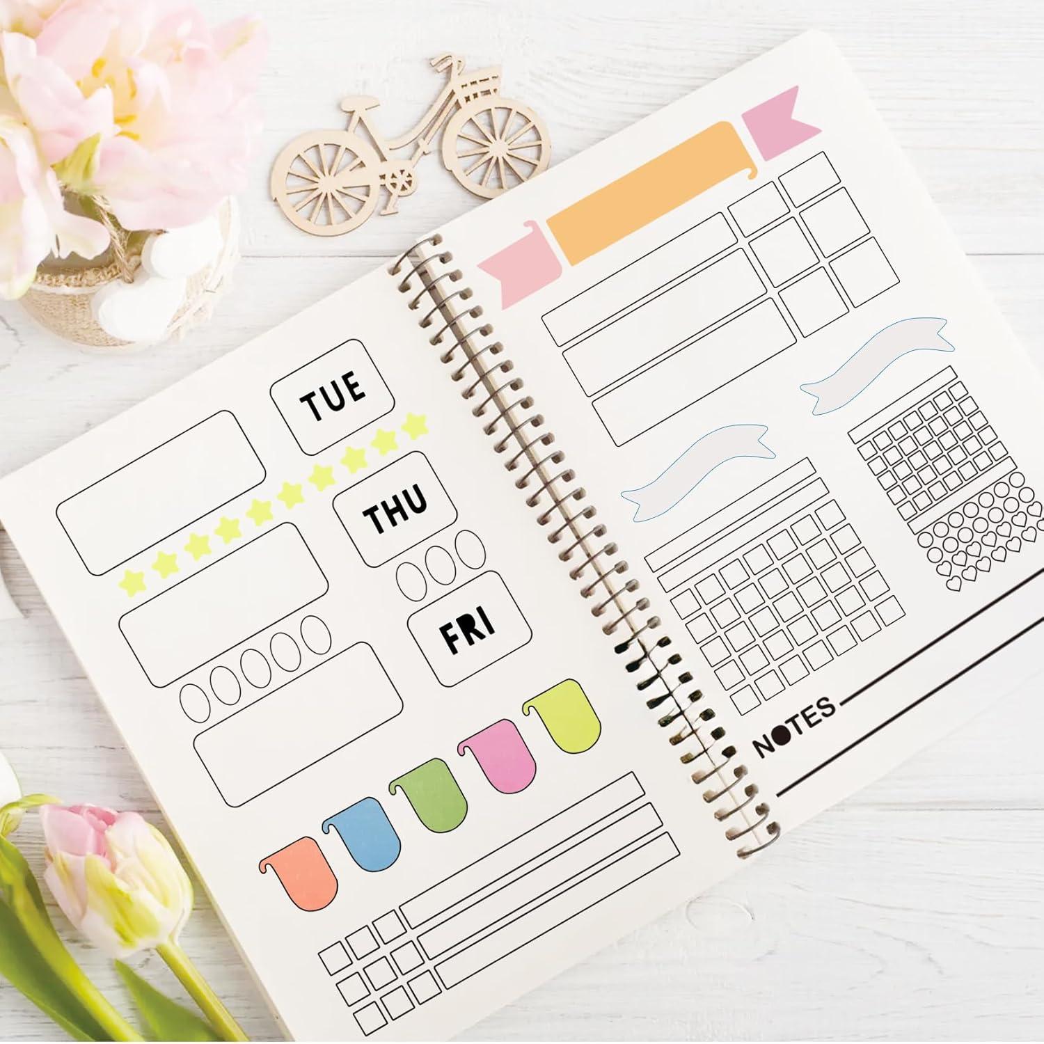 Plantillas de Grabado de Metal A5 Boqon - 3 Piezas Duraderas