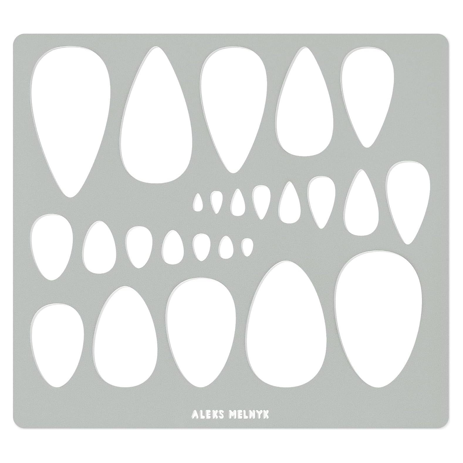 Plantilla de Metal para Joyería DIY Aleks Melnyk 204x185mm