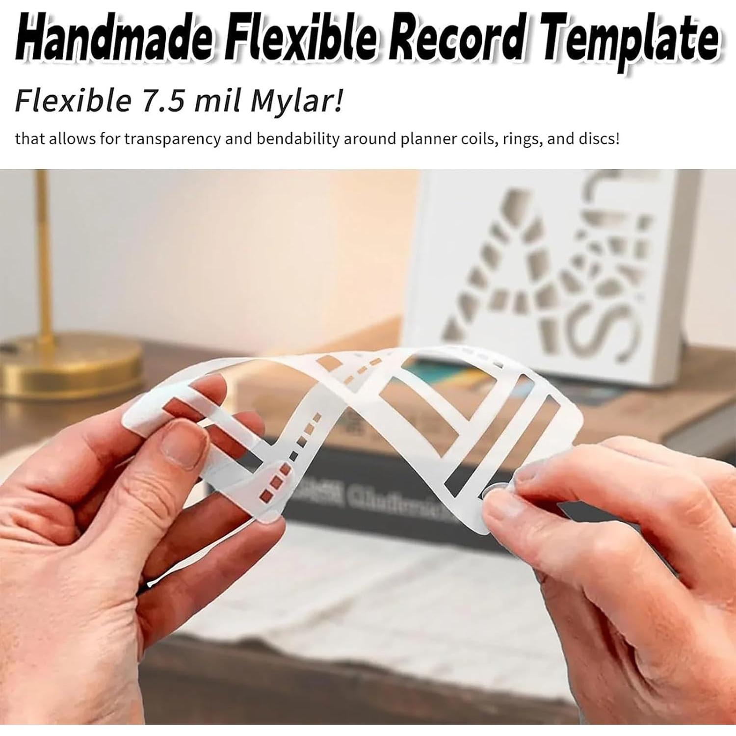 Plantillas de Registro Flexible Hechas a Mano - 3 Piezas Mylar