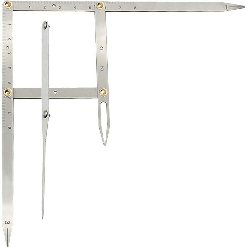 Regla de Cejas Sonew - Acero Inoxidable, Medición Precisa