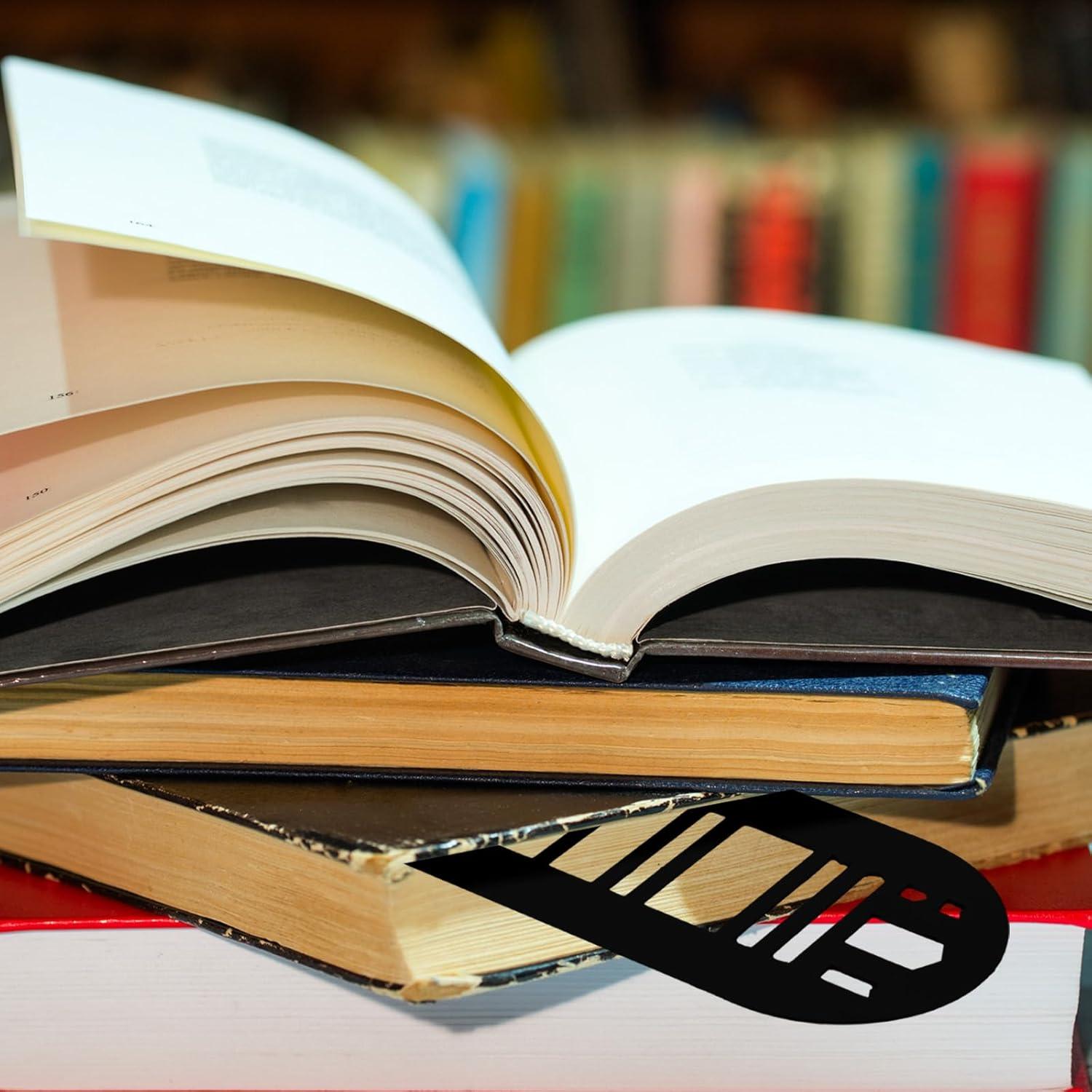 Marcador de Plantilla de Acero Inoxidable Faccito 6.35 x 20.3 cm Negro