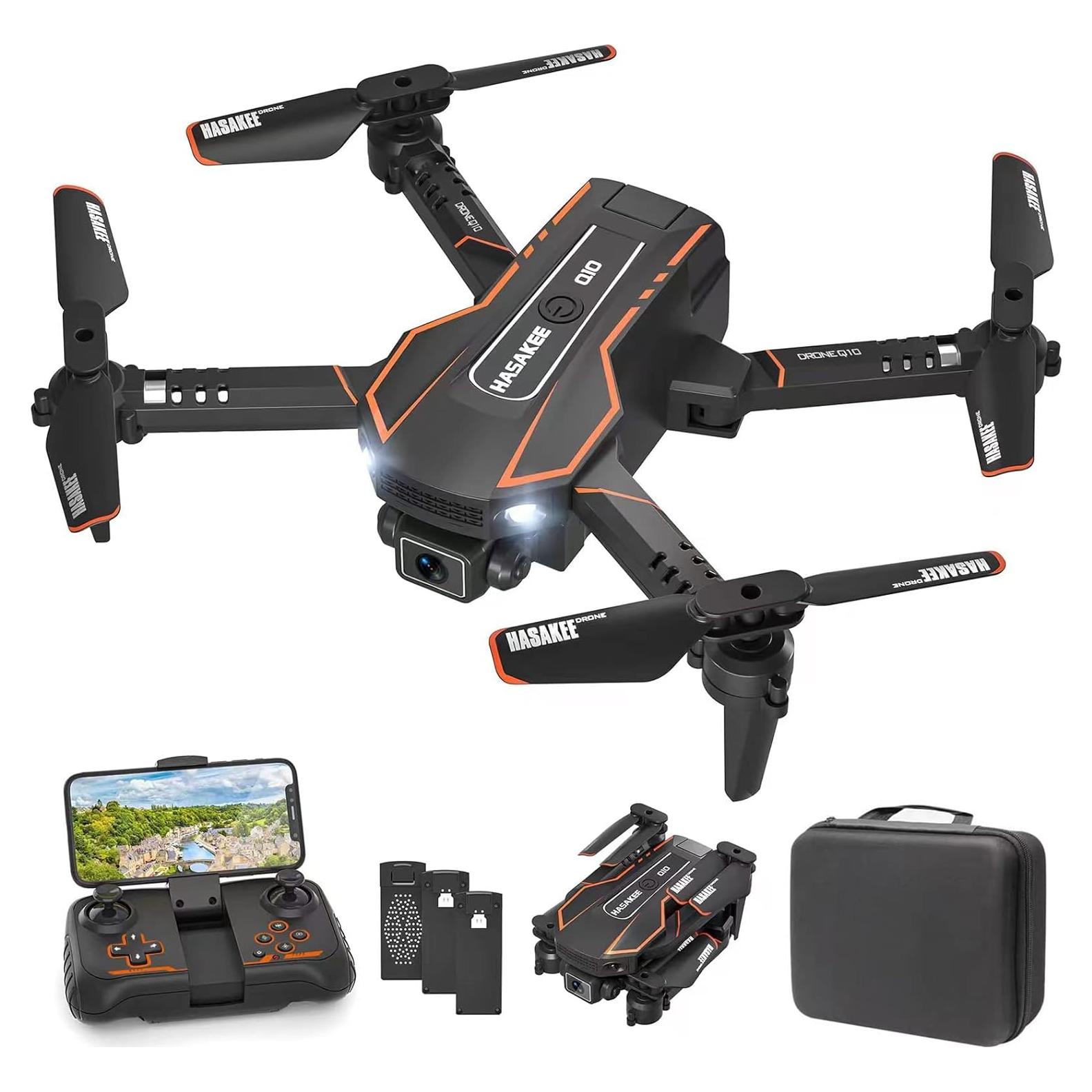 Mini Drone AVIALOGIC con Cámara FPV 1080P y 3 Baterías