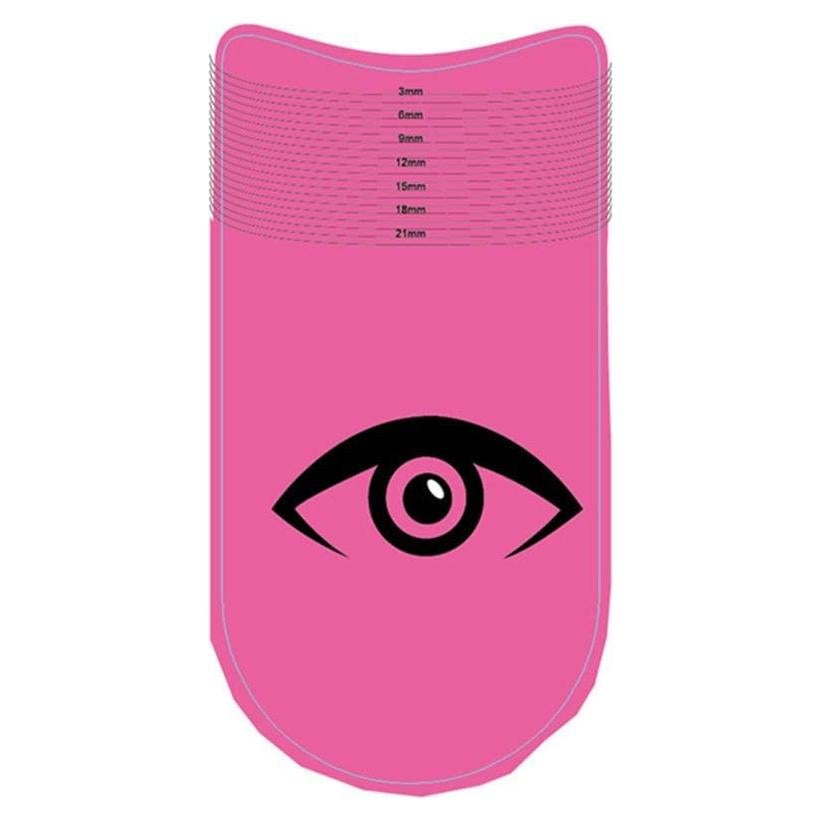 Regla de Pestañas Rosa Profesional Htppzjr - Medición Precisa