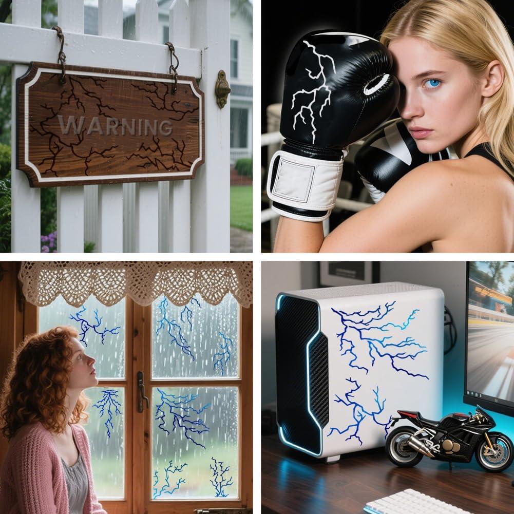 Plantillas de Pintura de Rayo MAYJOYDIY 30x30cm Reutilizables