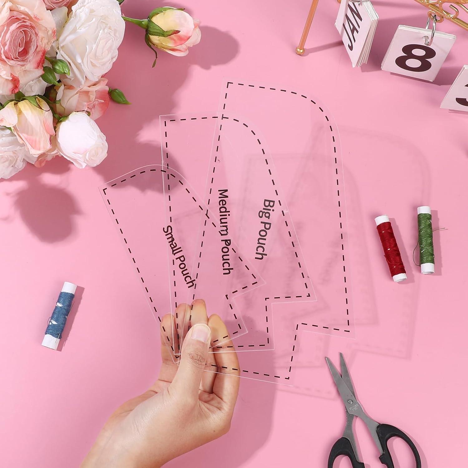 Conjunto de 3 Plantillas de Patrones de Bolsos TXIN - 3 Tamaños