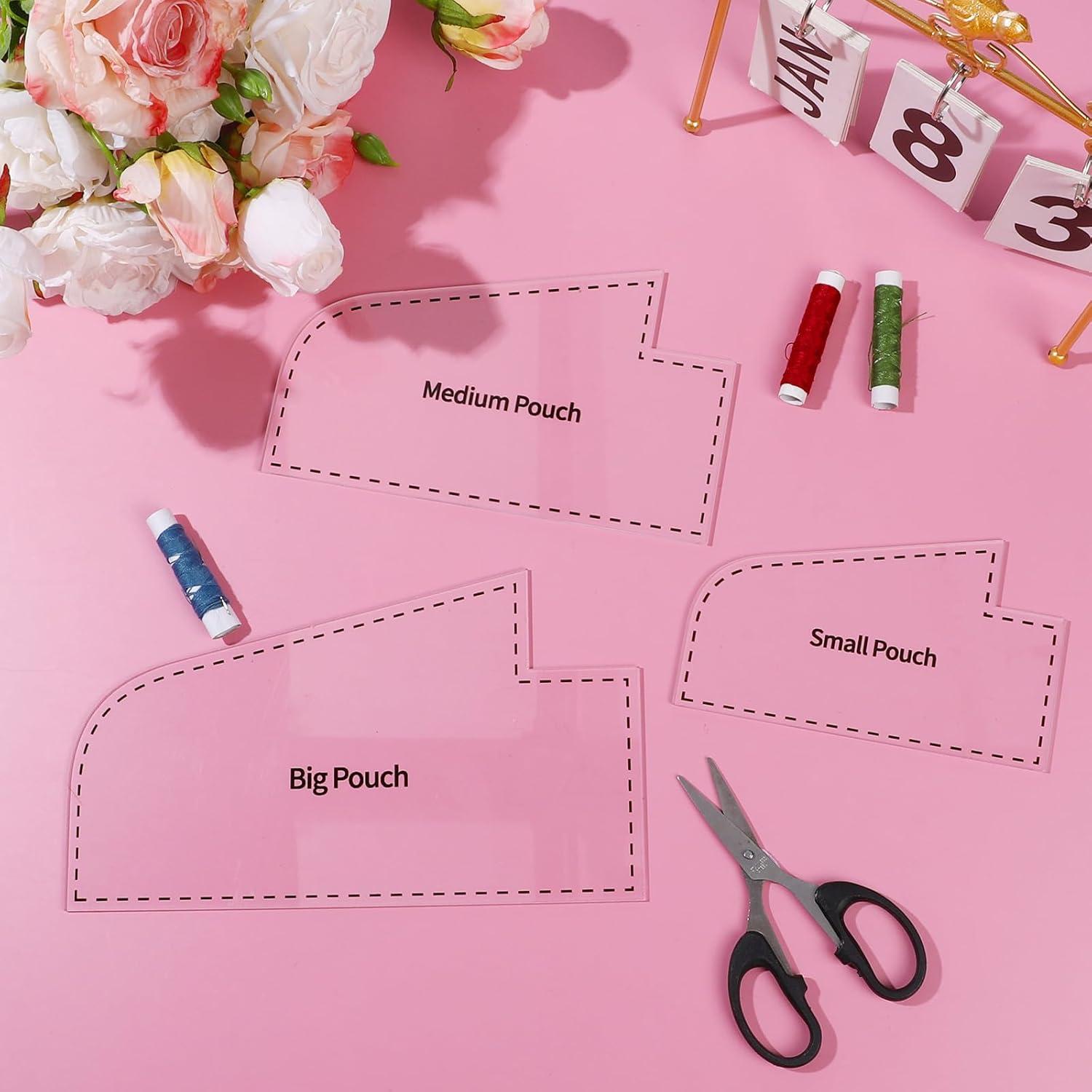 Conjunto de 3 Plantillas de Patrones de Bolsos TXIN - 3 Tamaños