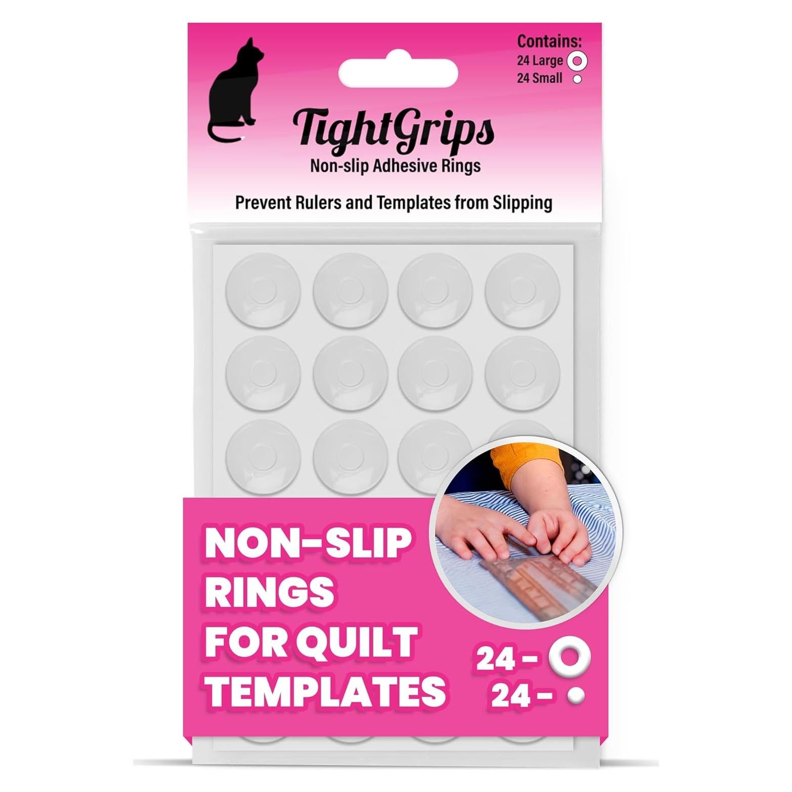 Almohadillas Antideslizantes TightGrips para Quilt - 48 Piezas