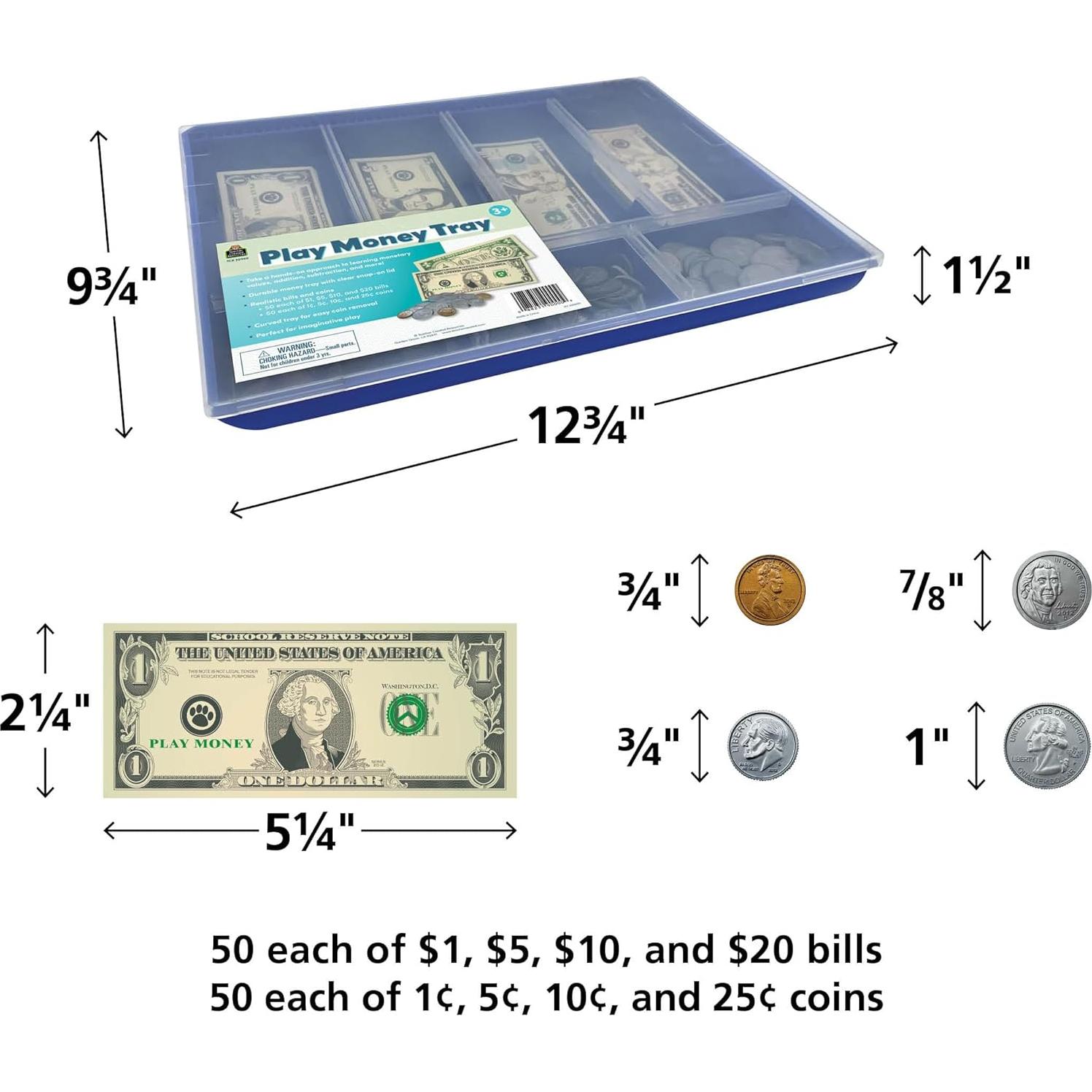 Bandeja de Dinero Educativa Recursos Creados TCR20960