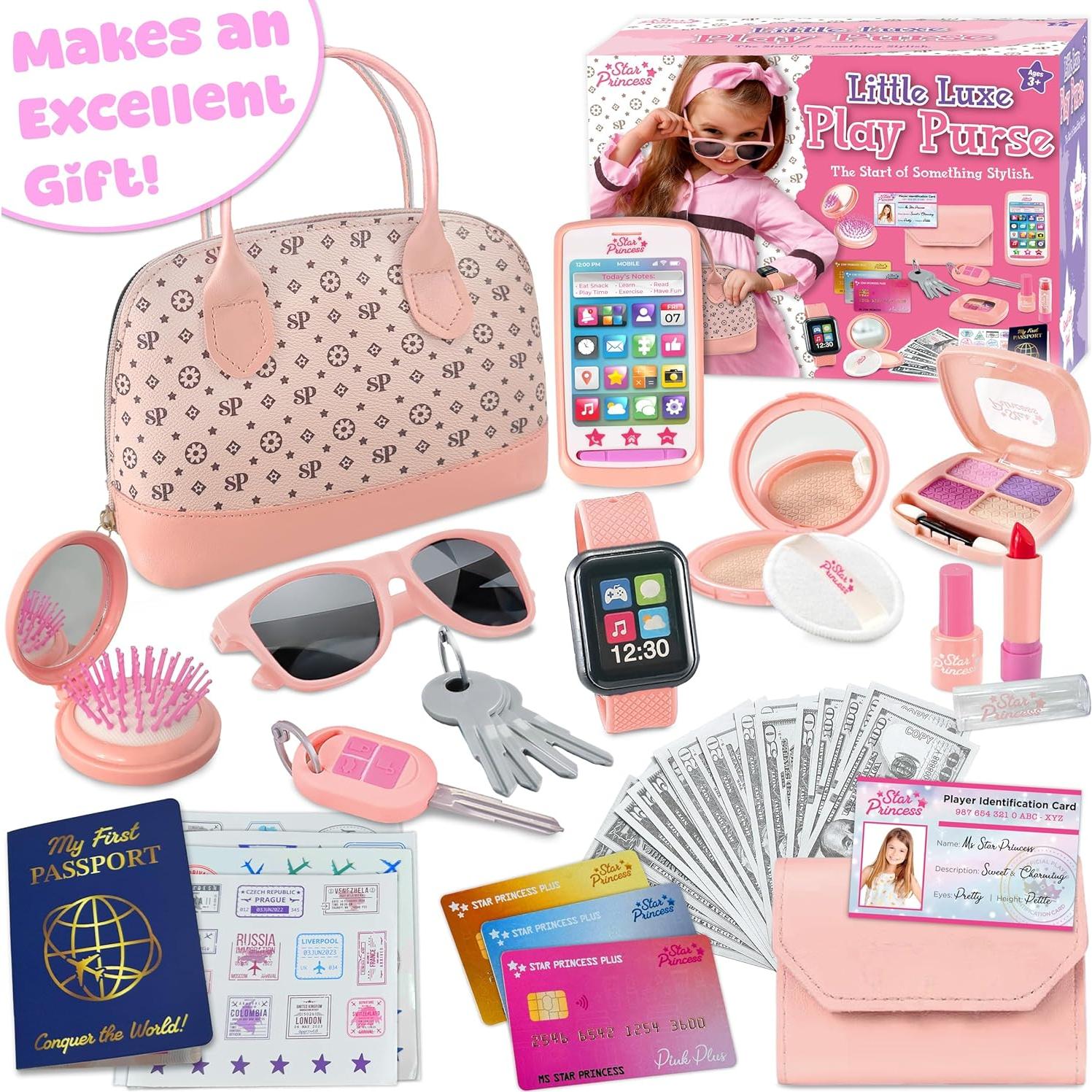 Bolso de Jugar de Lujo Star Princess con Accesorios para Niñas