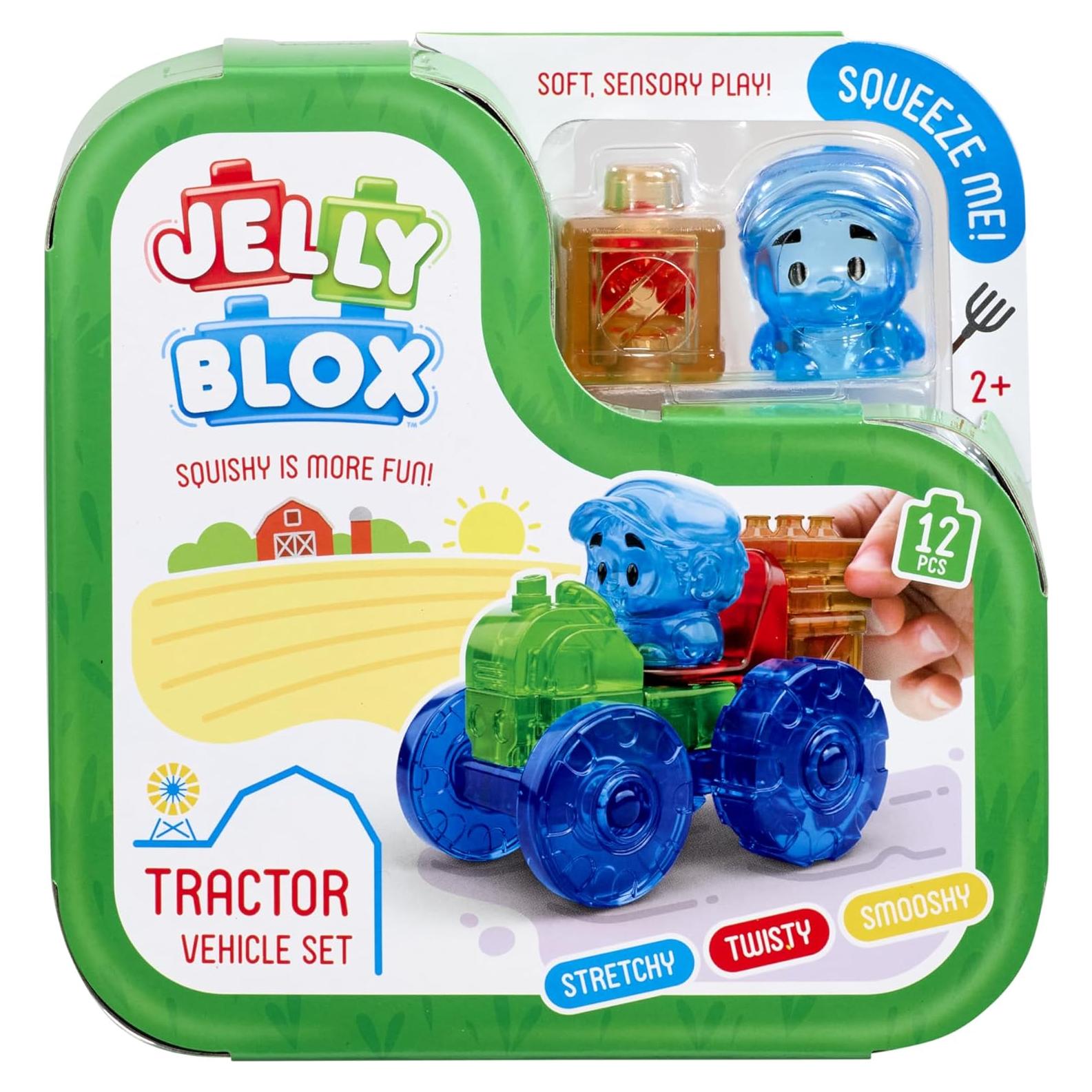 Juego de Construcción Tractor Jelly Blox 12 Piezas 2+