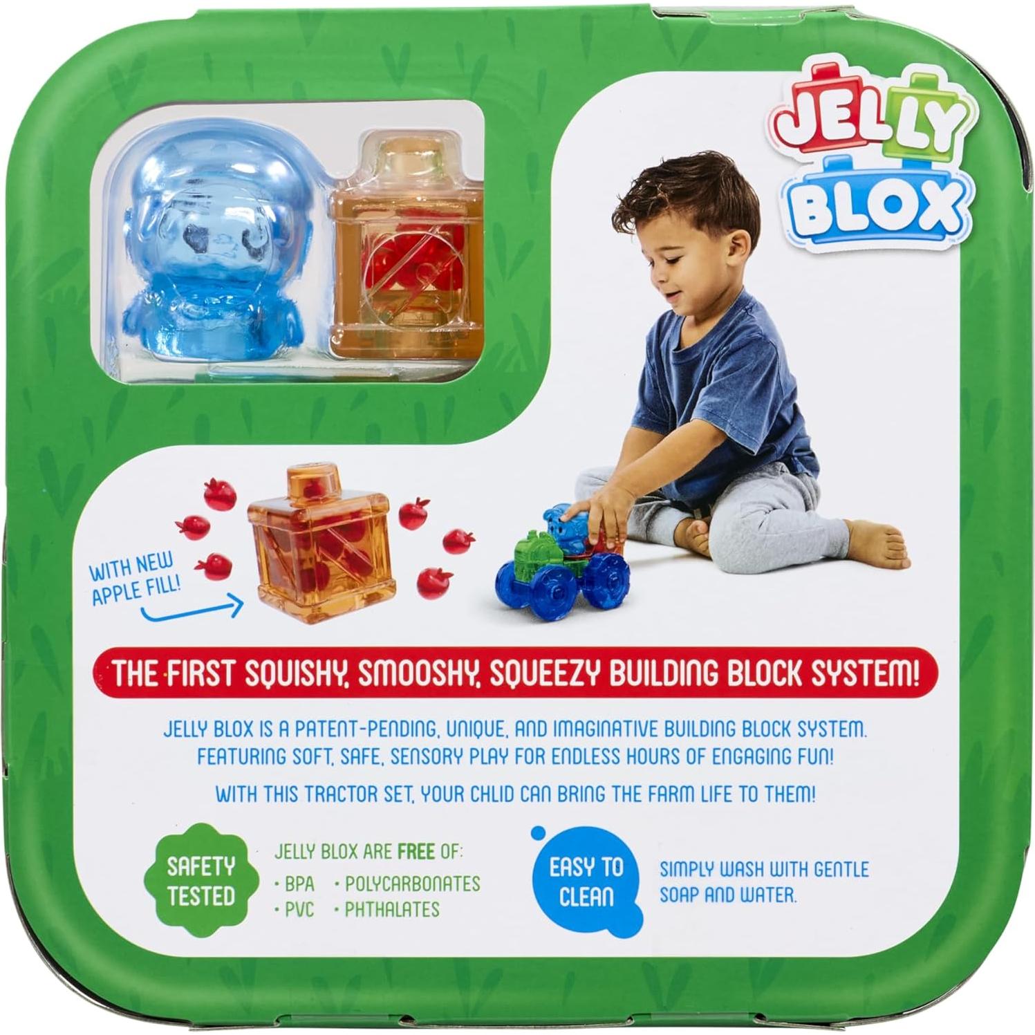 Juego de Construcción Tractor Jelly Blox 12 Piezas 2+