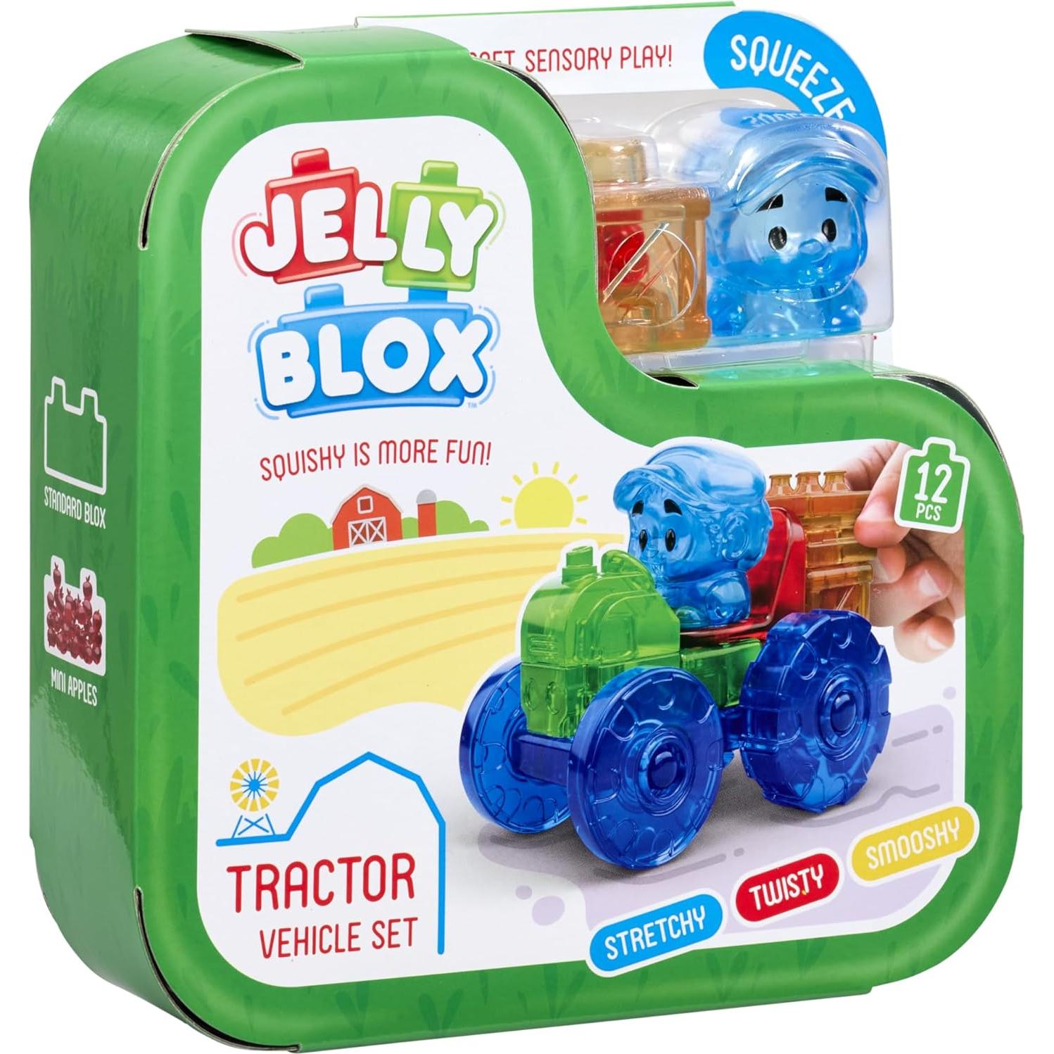 Juego de Construcción Tractor Jelly Blox 12 Piezas 2+