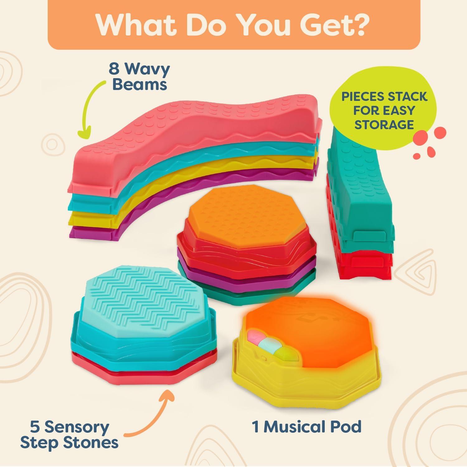 B. toys Conjunto de Equilibrio y Ritmo Musical 5.65kg 3 años+