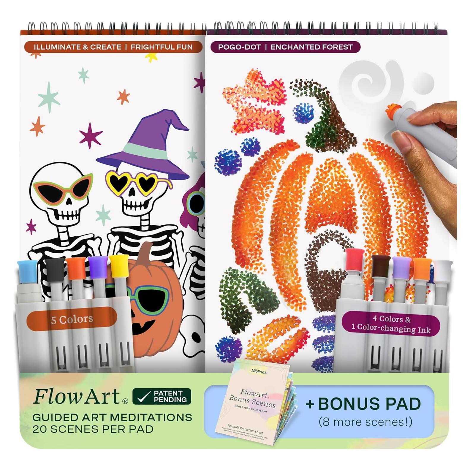 Lifelines FlowArt 2-Pack Otoño - Pads de Actividad y Marcadores