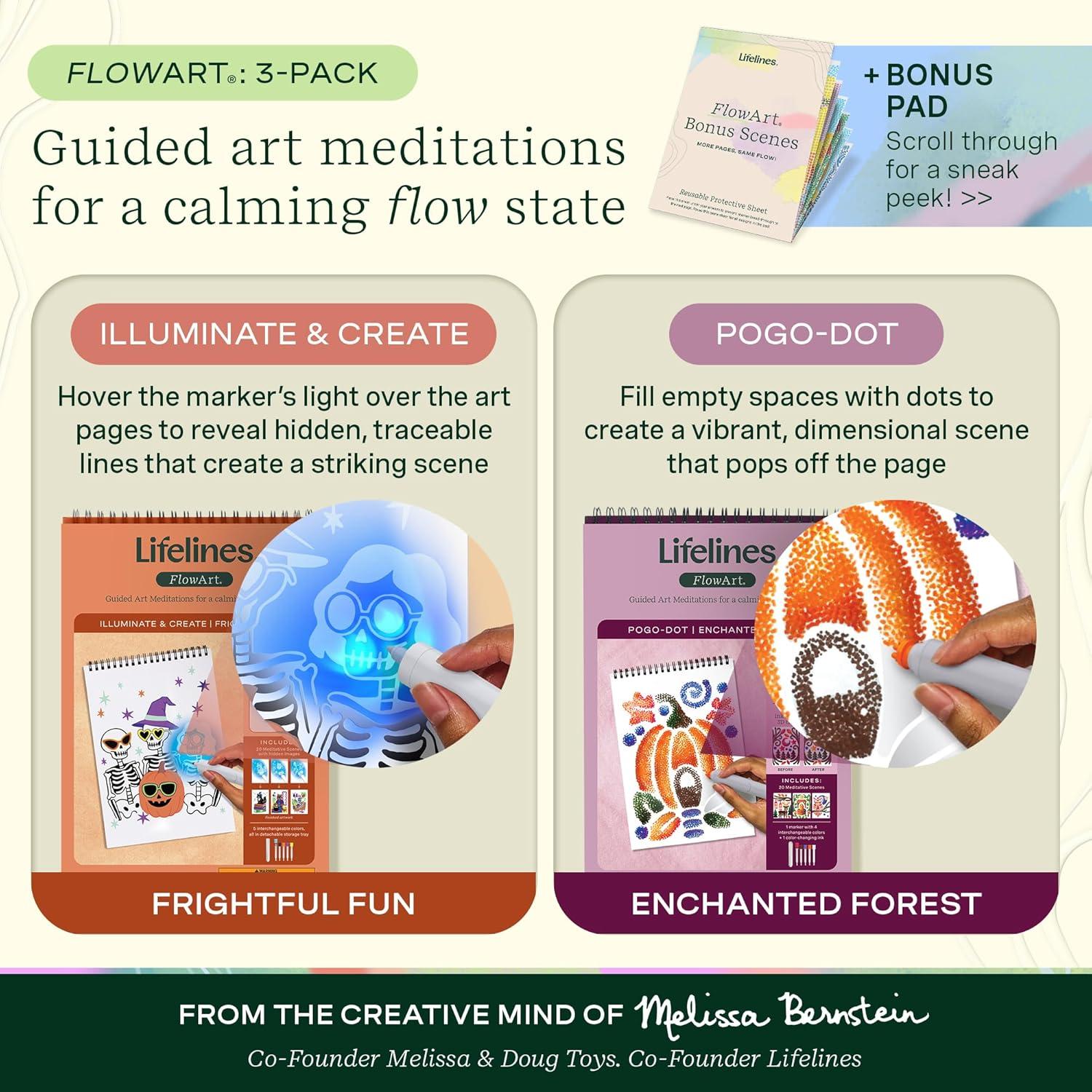 Lifelines FlowArt 2-Pack Otoño - Pads de Actividad y Marcadores