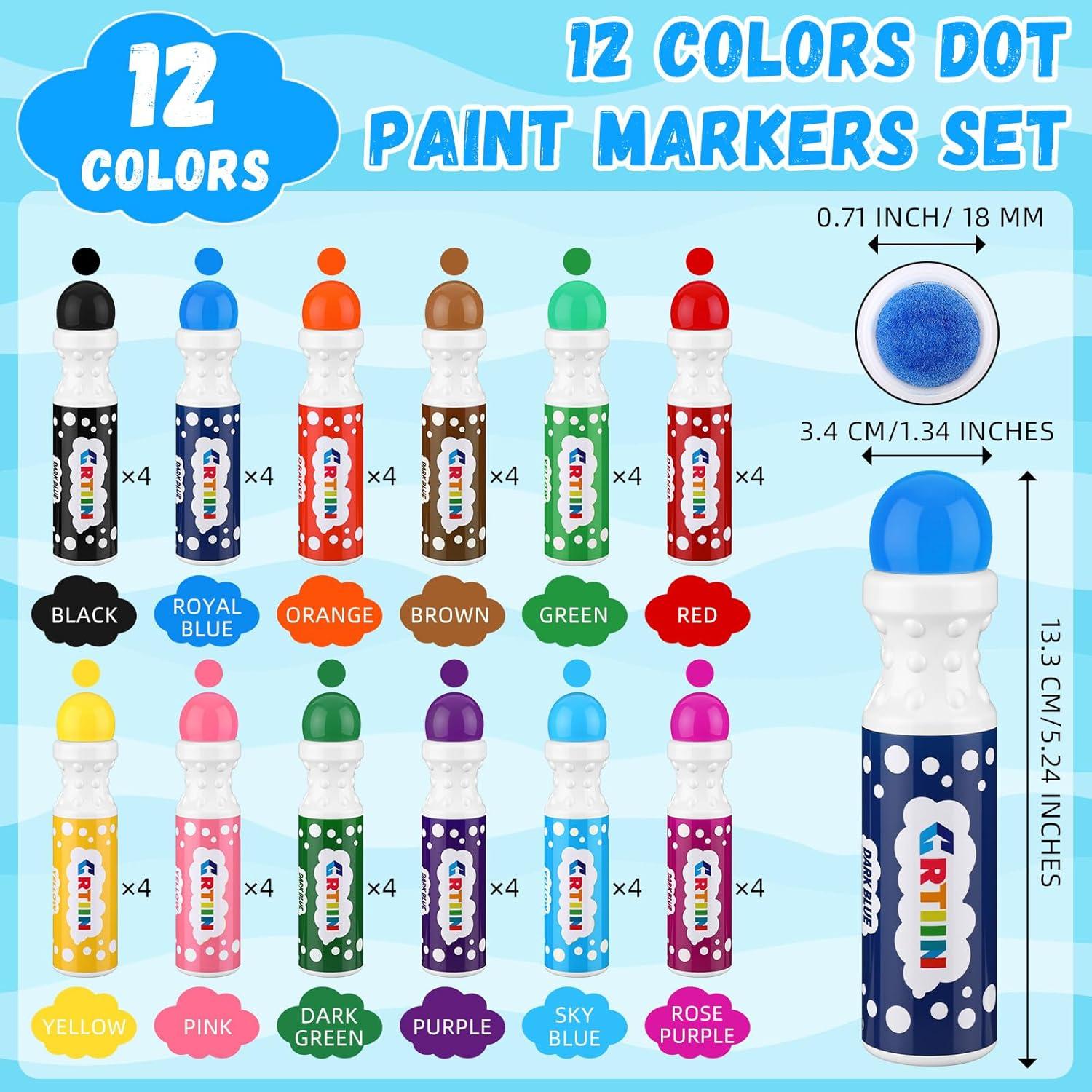 Set de 48 Marcadores de Bingo Crtiin 62.37 g Coloridos