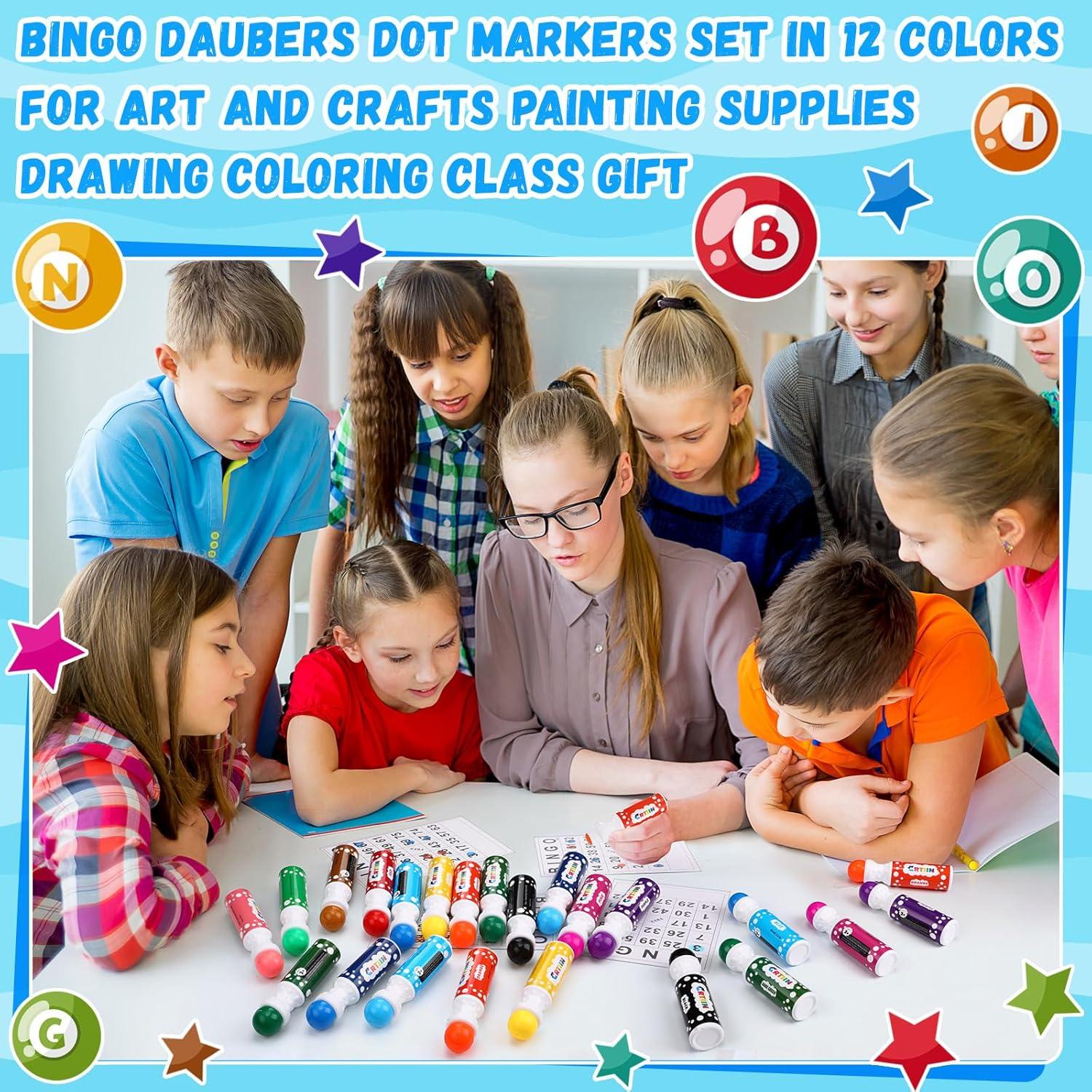 Set de 48 Marcadores de Bingo Crtiin 62.37 g Coloridos