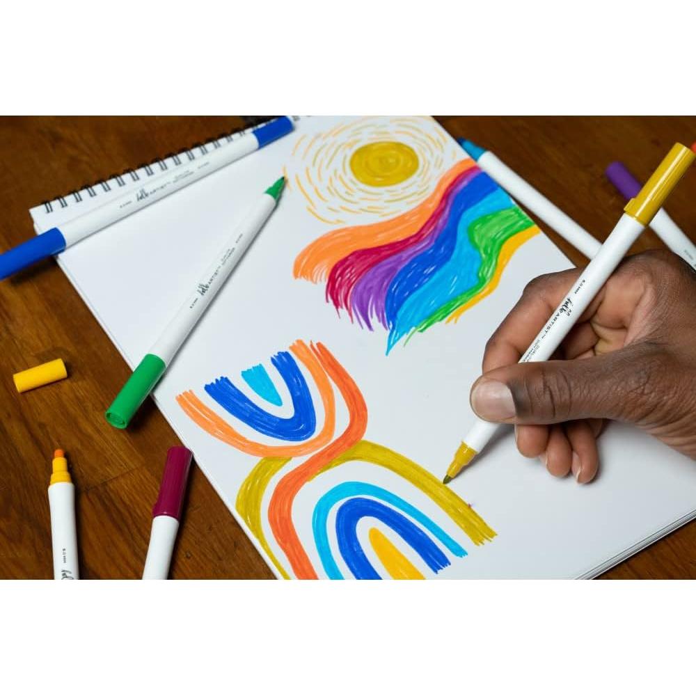 Conjunto de Marcadores de Punta Doble ¡Hola, Artista! 10 Piezas